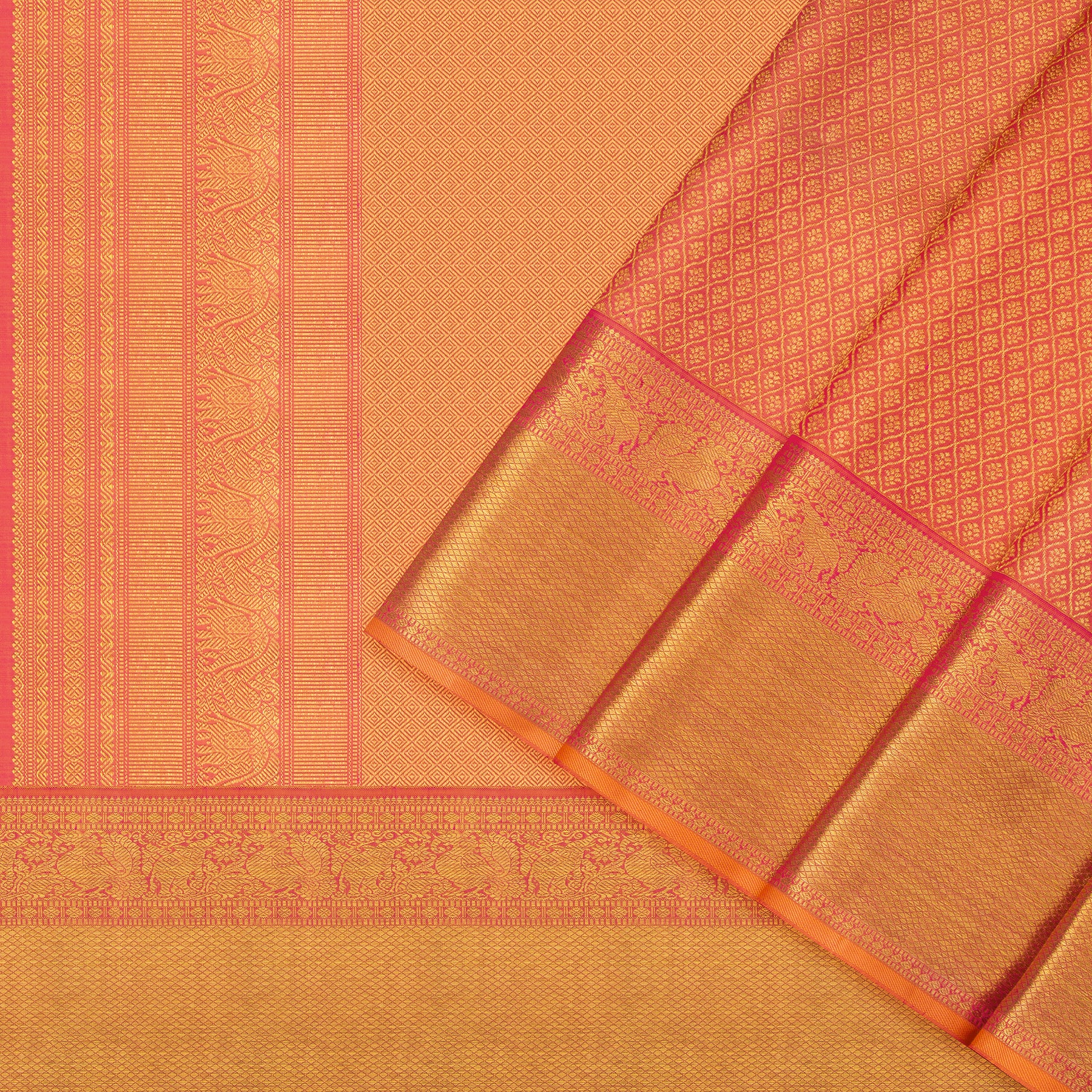 Kanakavalli Kanjivaram Silk Sari 24-110-HS001-06849 - Cover View