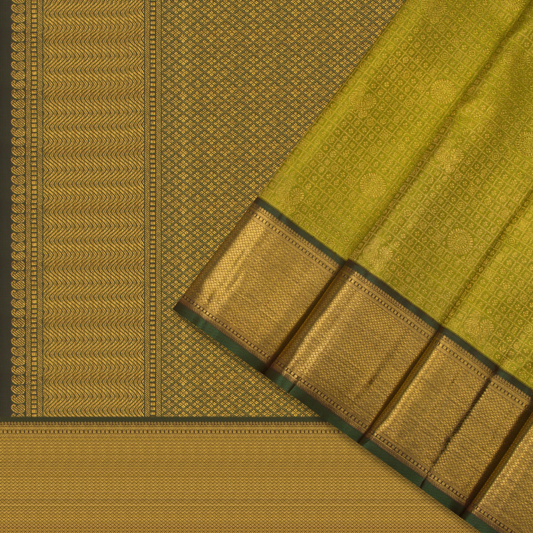 Kanakavalli Kanjivaram Silk Sari 24-110-HS001-06858 - Cover View