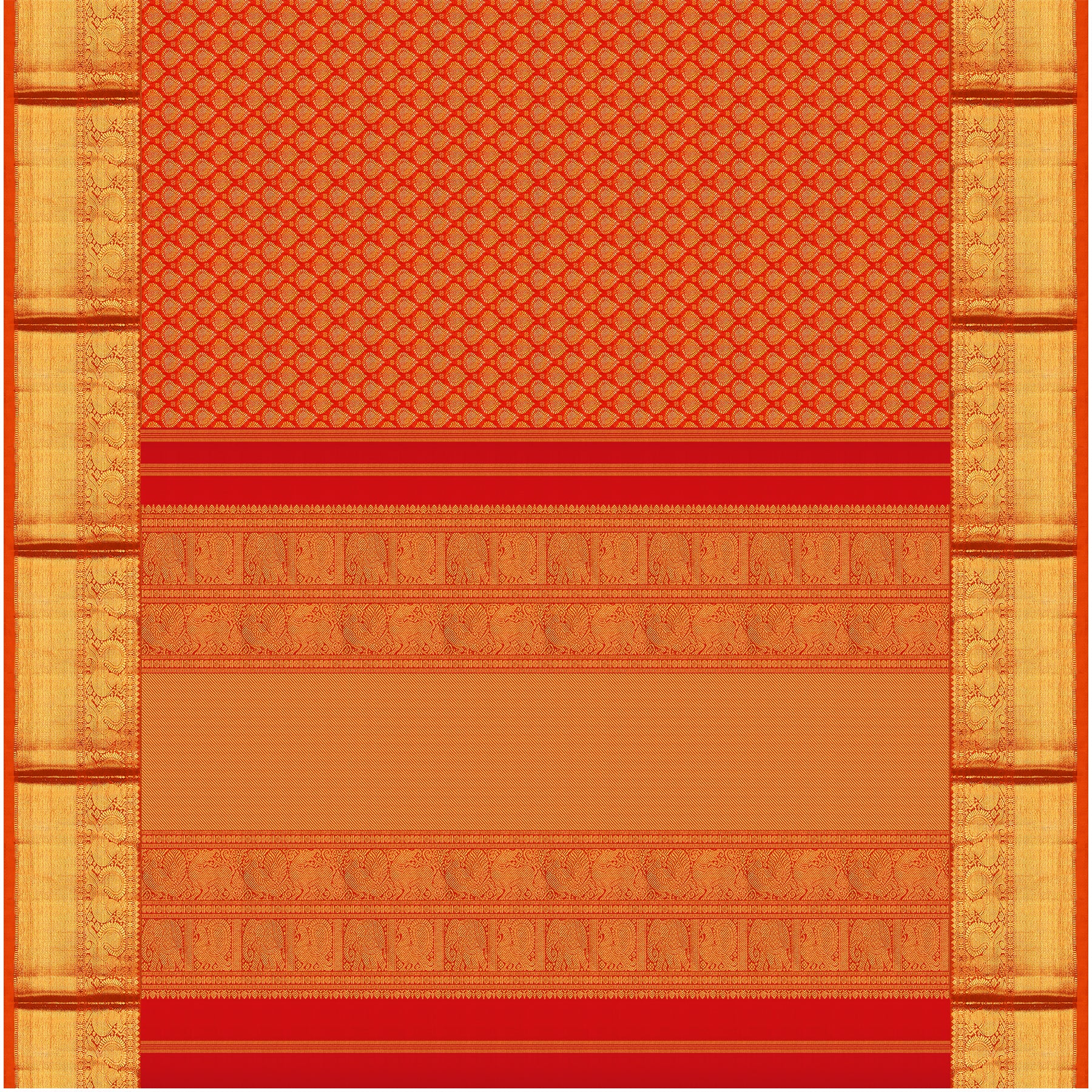 Kanakavalli Kanjivaram Silk Sari 24-110-HS001-06866 - Full View