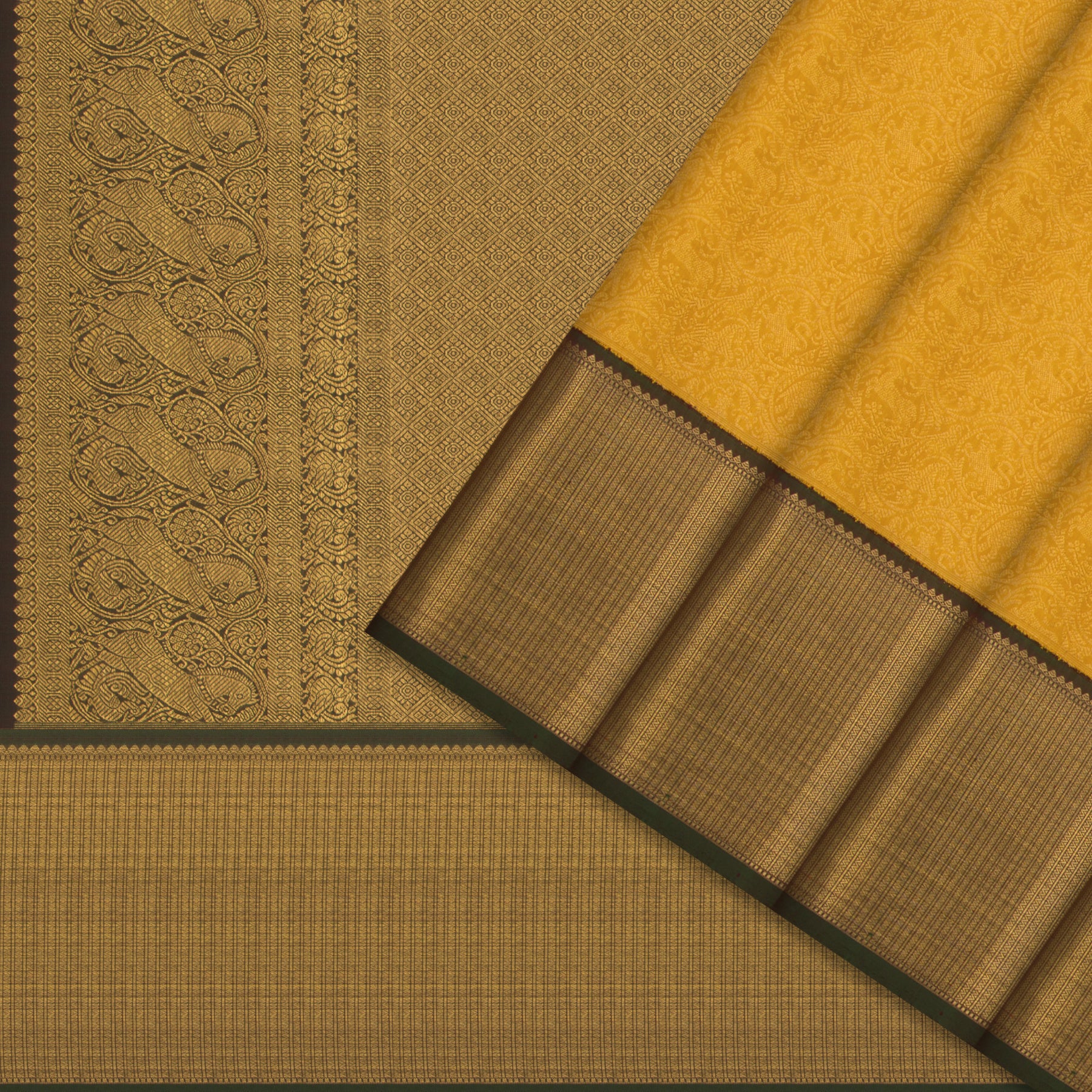 Kanakavalli Kanjivaram Silk Sari 24-110-HS001-07472 - Cover View