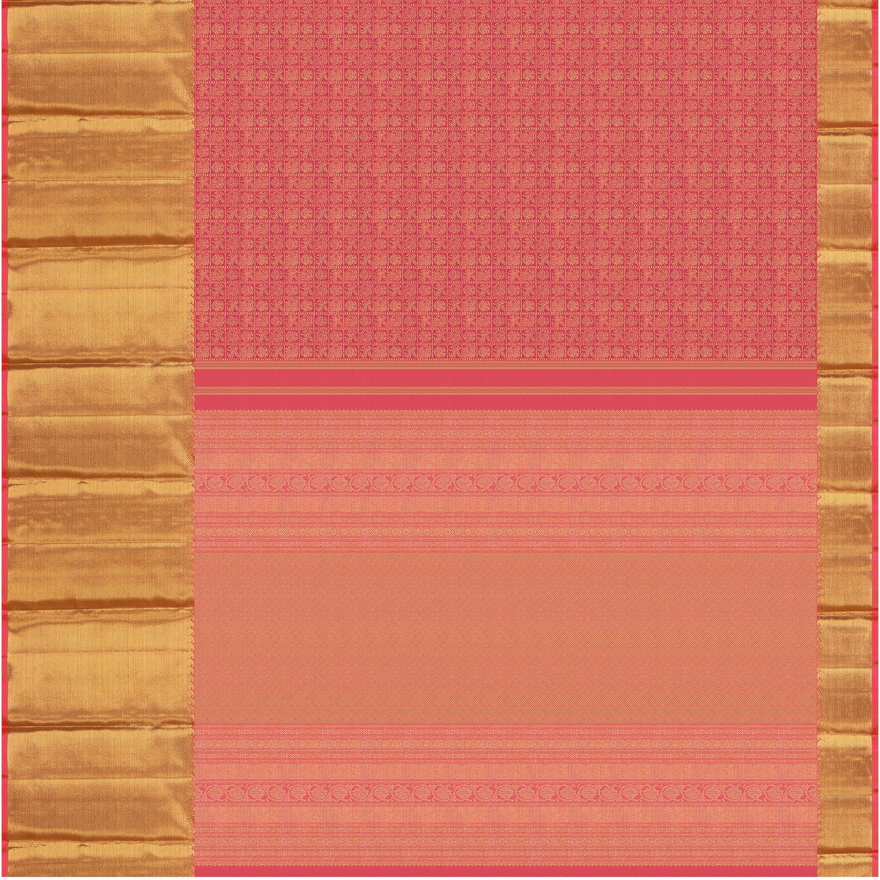 Kanakavalli Kanjivaram Silk Sari 24-110-HS001-07482 - Full View