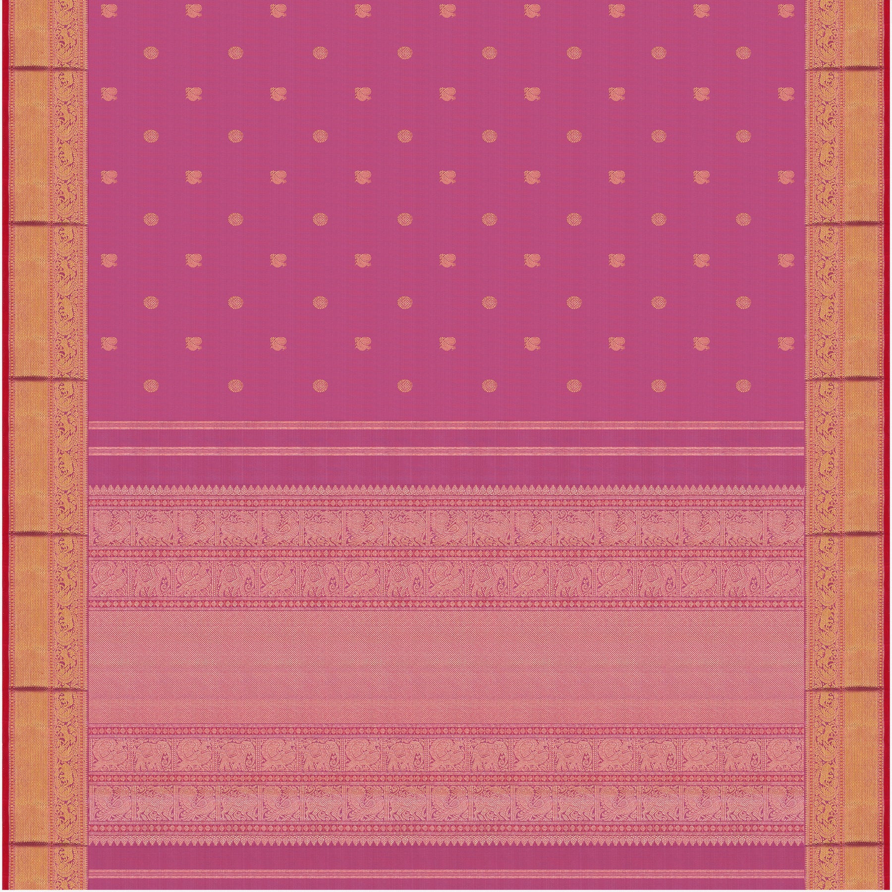 Kanakavalli Kanjivaram Silk Sari 24-110-HS001-07499 - Full View