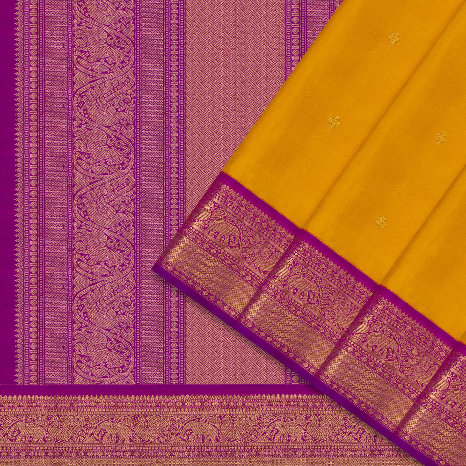 Kanakavalli Kanjivaram Silk Sari 24-110-HS001-07522 - Cover View