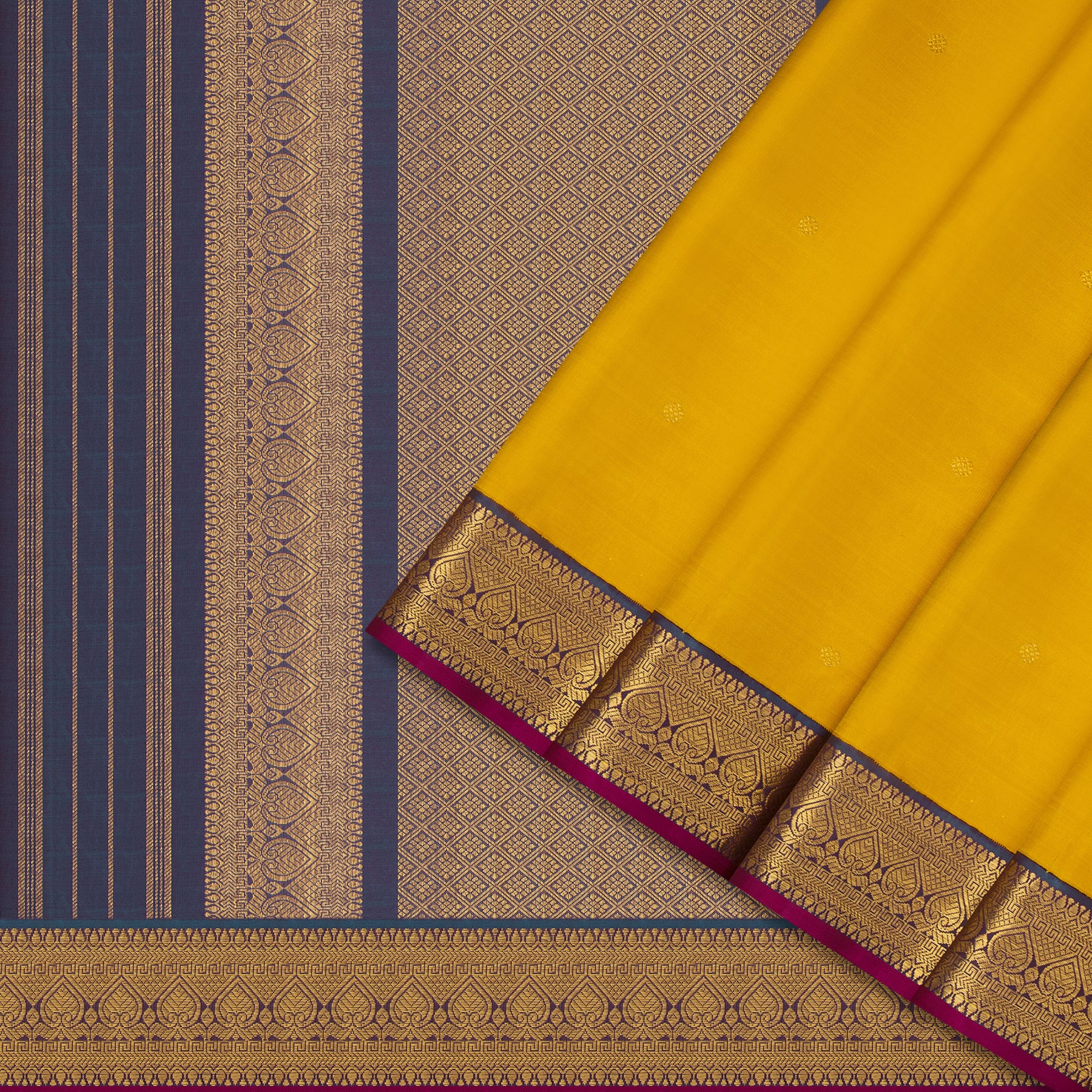 Kanakavalli Kanjivaram Silk Sari 24-110-HS001-07558 - Cover View