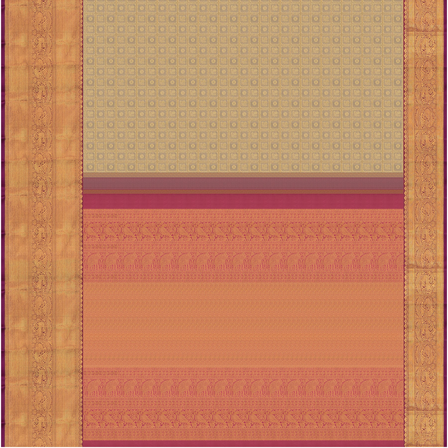 Kanakavalli Kanjivaram Silk Sari 24-110-HS001-07792 - Full View