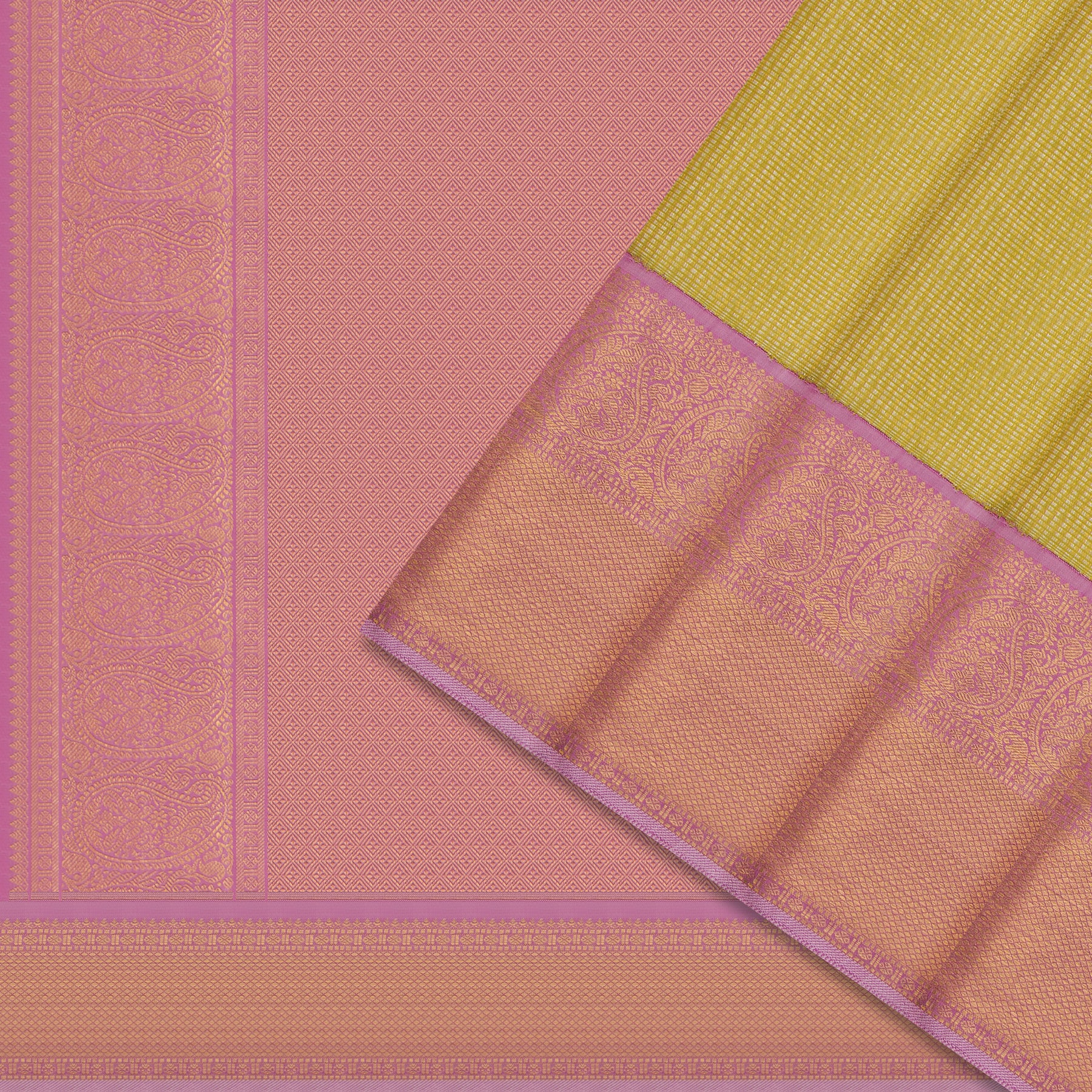 Kanakavalli Kanjivaram Silk Sari 24-110-HS001-09498 - Cover View