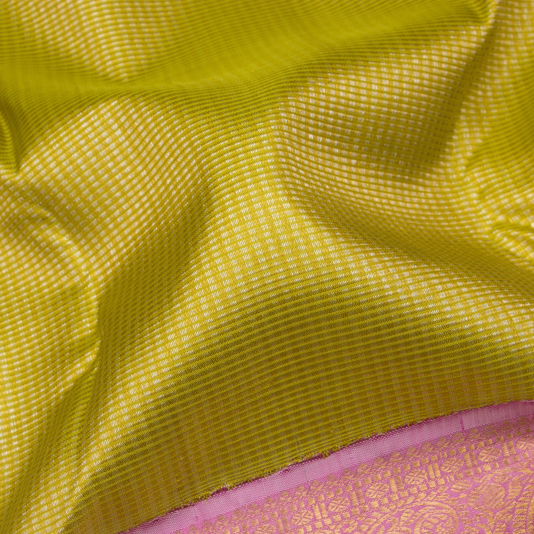 Kanakavalli Kanjivaram Silk Sari 24-110-HS001-09498 - Fabric View