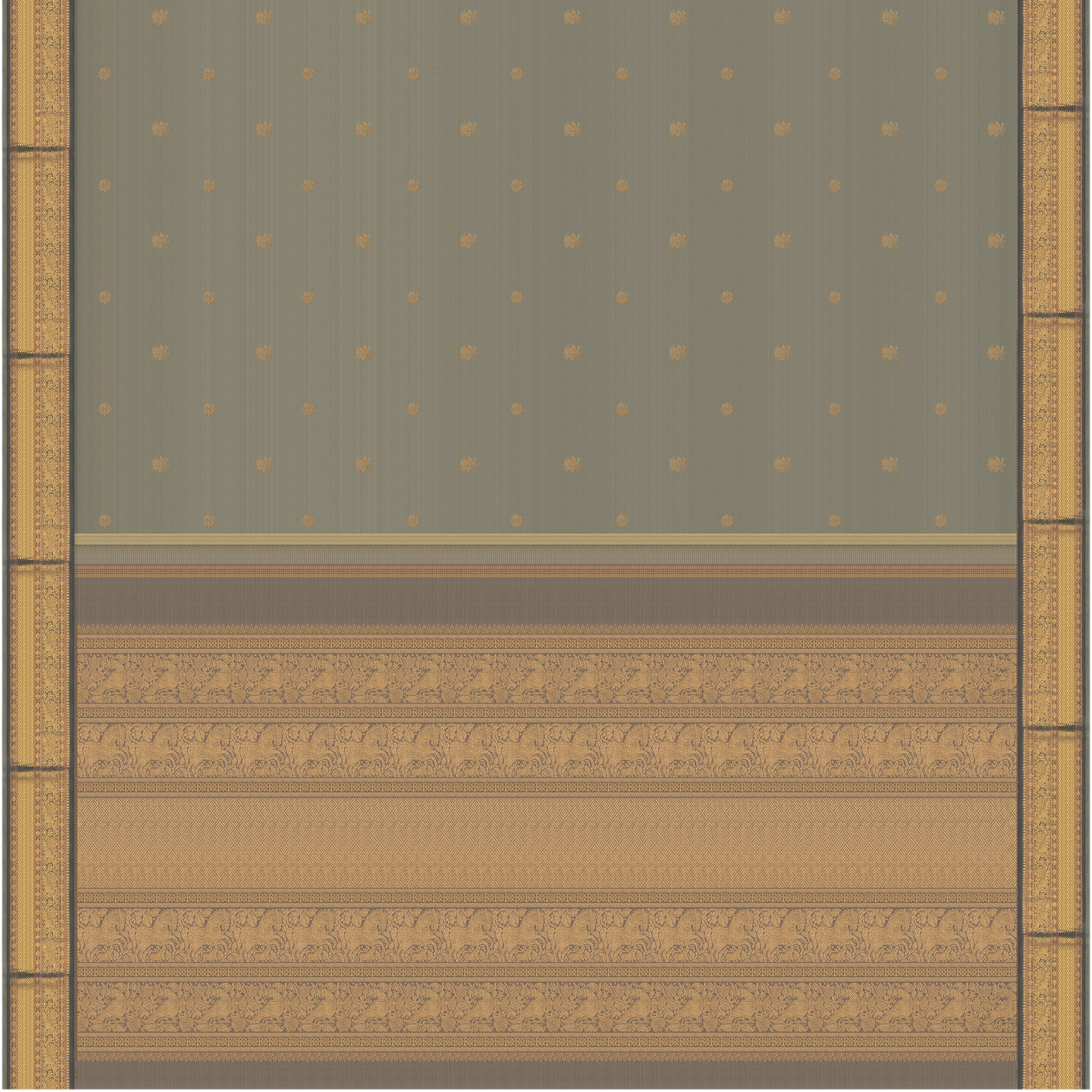 Kanakavalli Kanjivaram Silk Sari 24-110-HS001-09552 - Full View