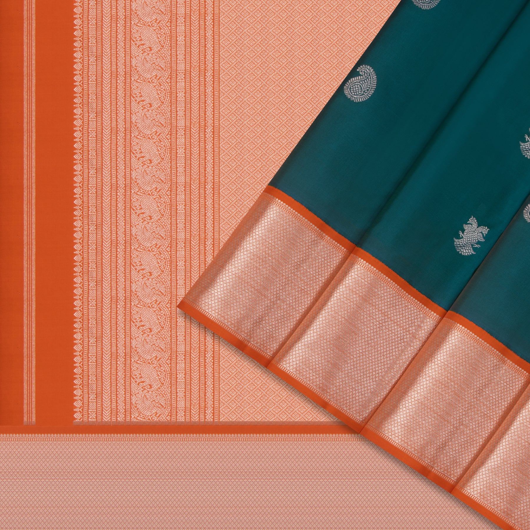 Kanakavalli Kanjivaram Silk Sari 24-110-HS001-10279 - Cover View