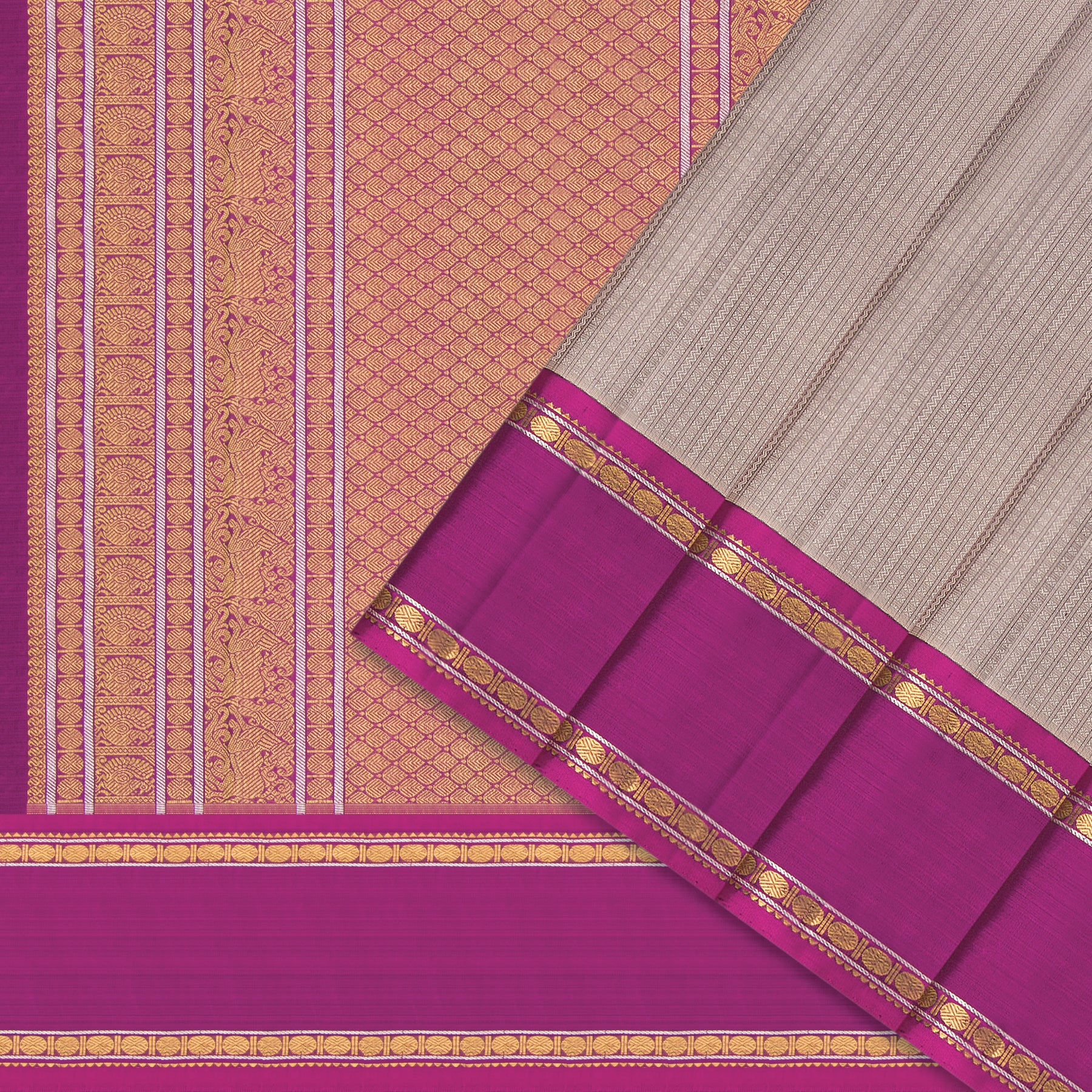 Kanakavalli Kanjivaram Silk Sari 24-110-HS001-10360 - Cover View