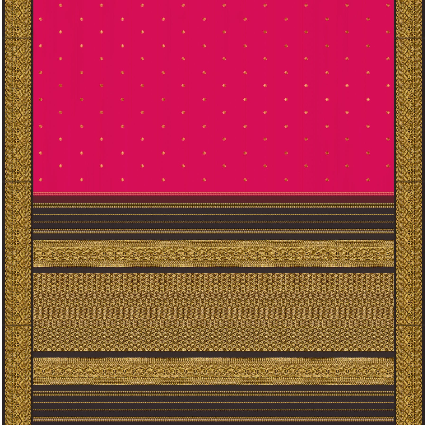 Kanakavalli Kanjivaram Silk Sari 24-110-HS001-11287 - Full View