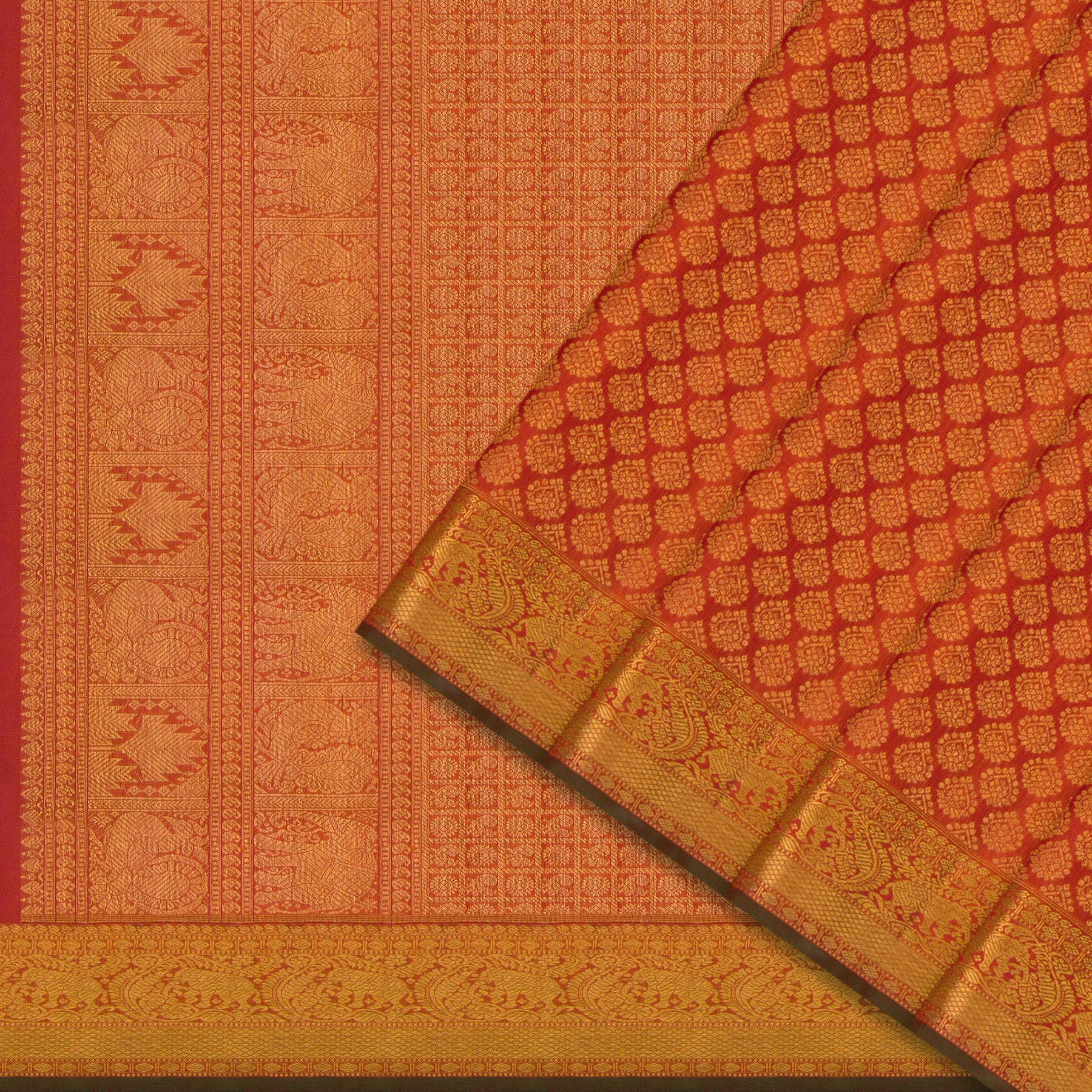 Kanakavalli Kanjivaram Silk Sari 24-110-HS001-12004 - Cover View