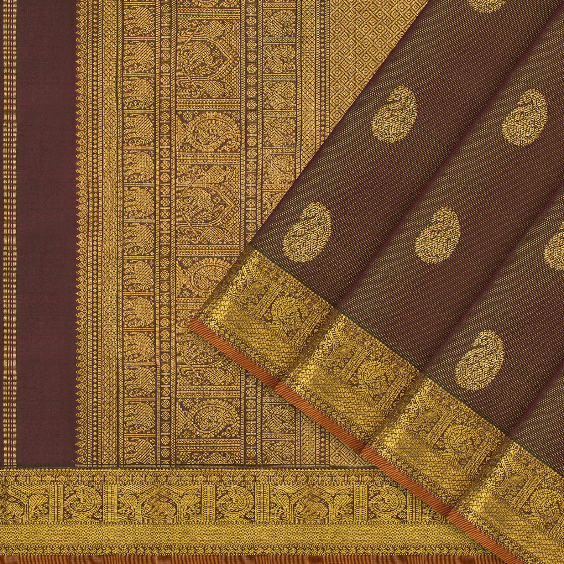 Kanakavalli Kanjivaram Silk Sari 24-110-HS001-12015 - Cover View