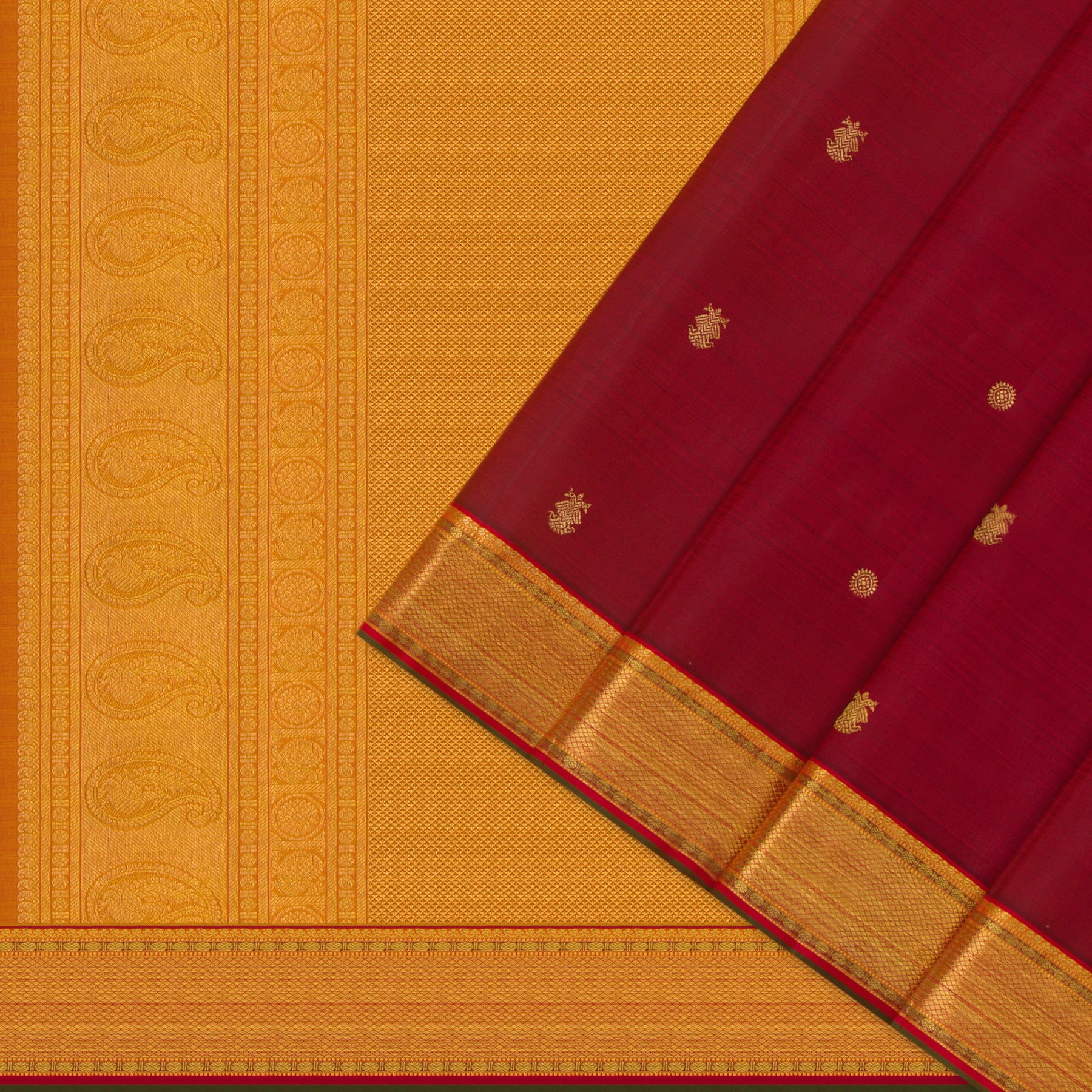 Kanakavalli Kanjivaram Silk Sari 24-110-HS001-12032 - Cover View