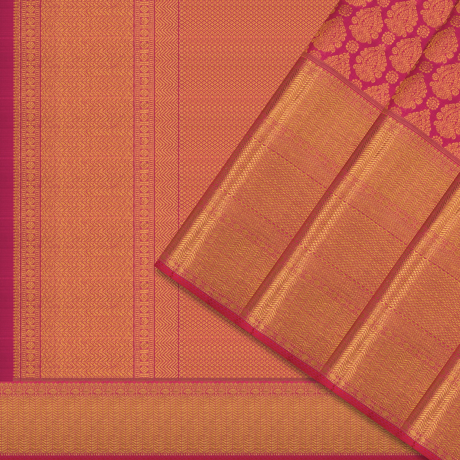 Kanakavalli Kanjivaram Silk Sari 24-110-HS001-12090 - Cover View