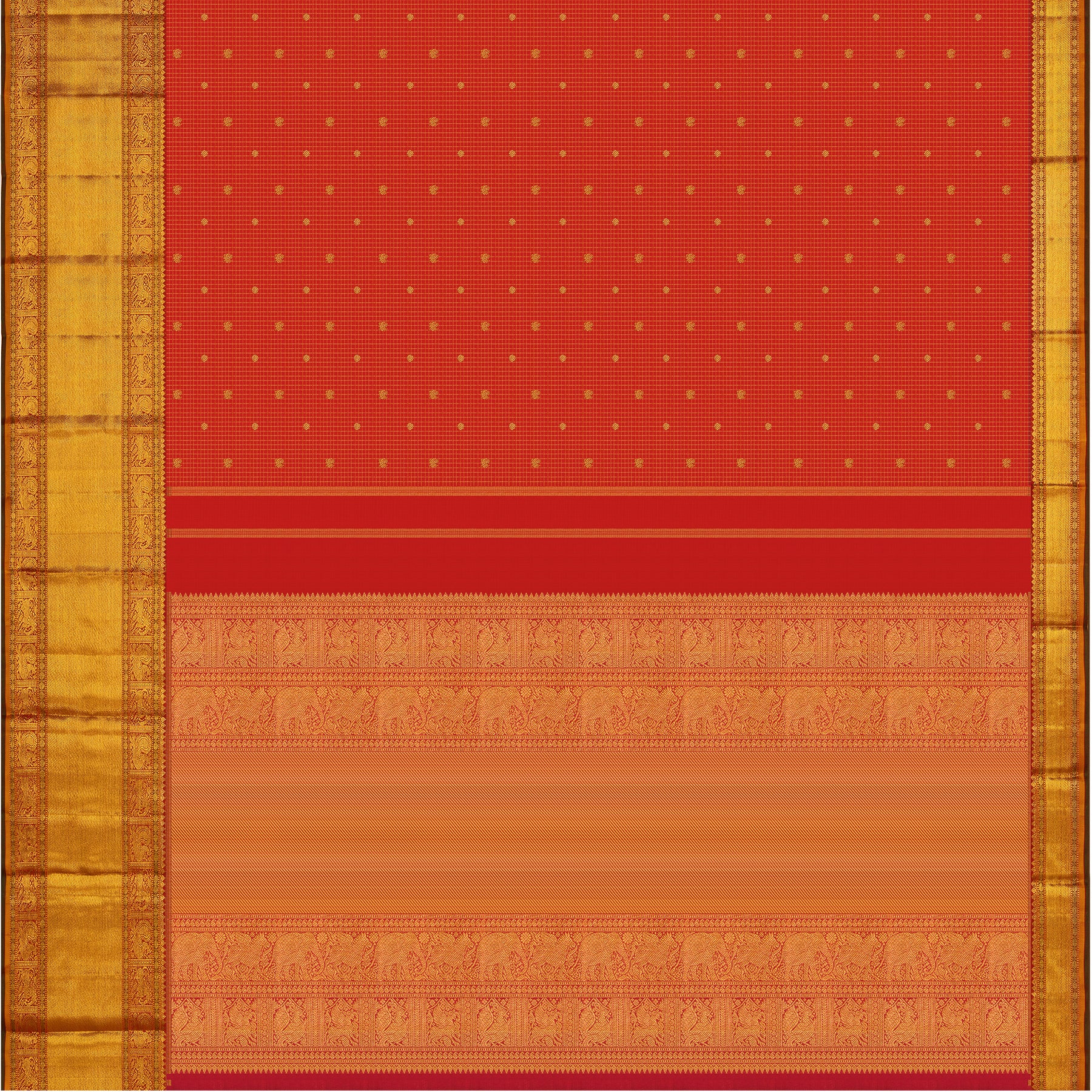 Kanakavalli Kanjivaram Silk Sari 24-110-HS001-12121 - Full View
