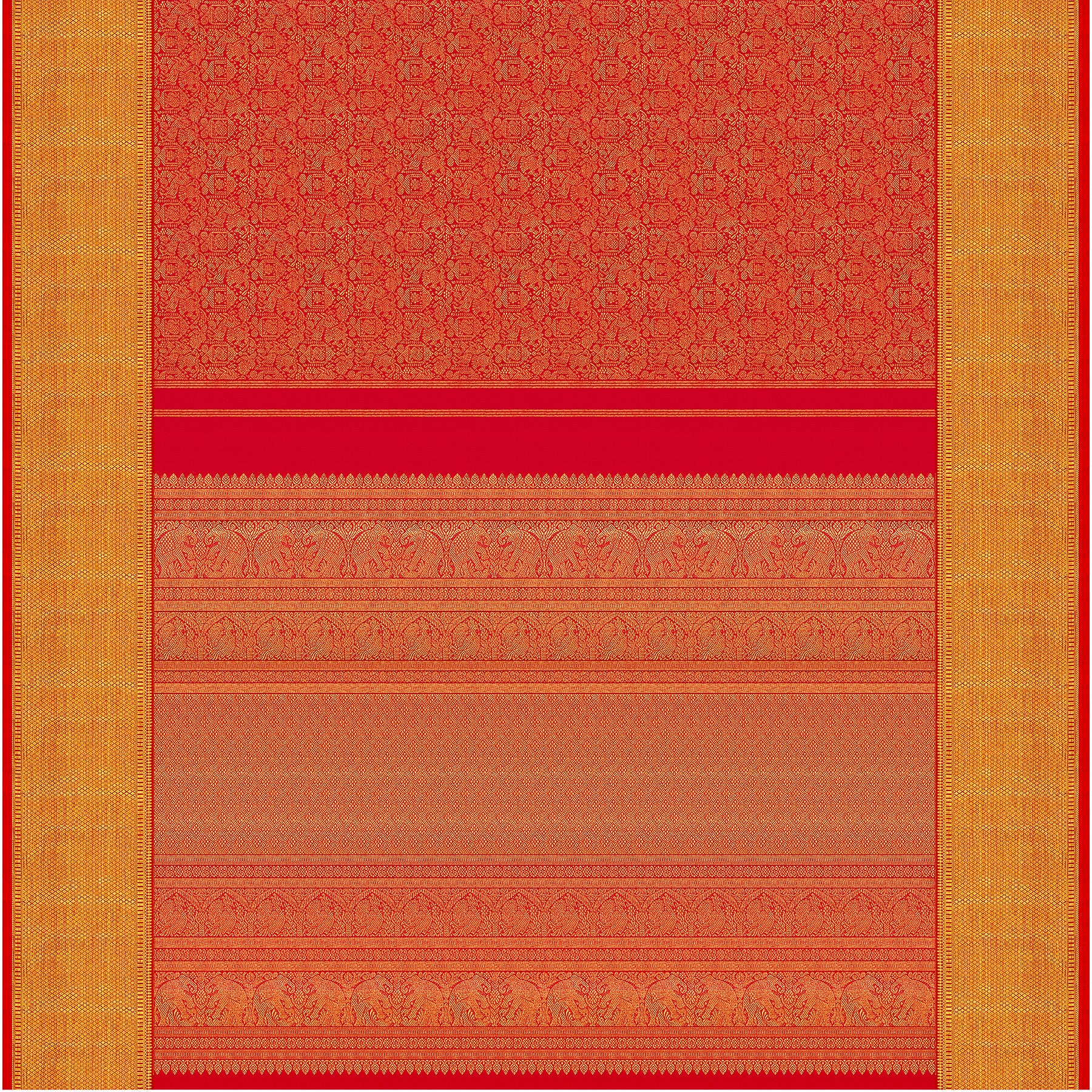 Kanakavalli Kanjivaram Silk Sari 24-110-HS001-13005 - Full View