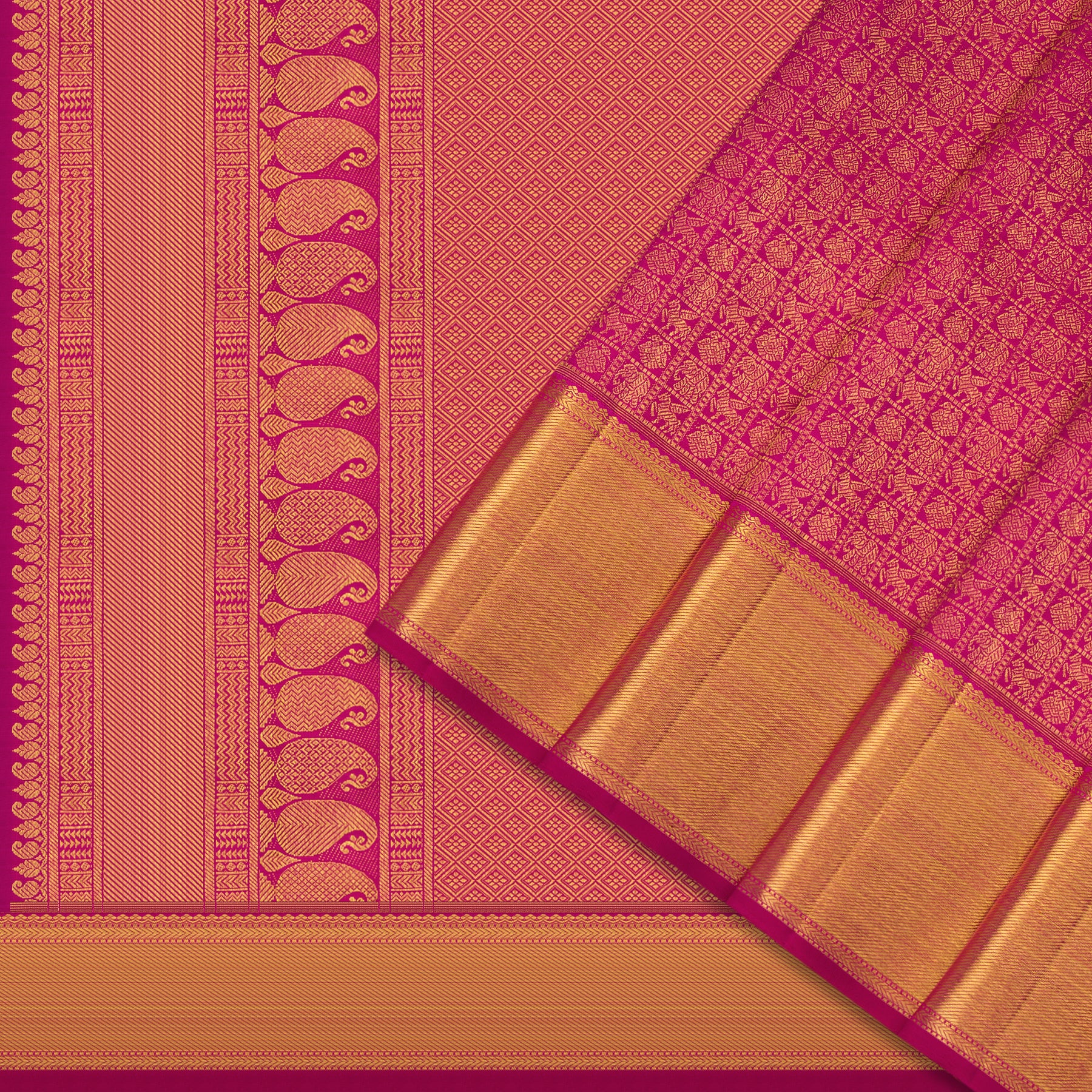Kanakavalli Kanjivaram Silk Sari 24-110-HS001-13007 - Cover View