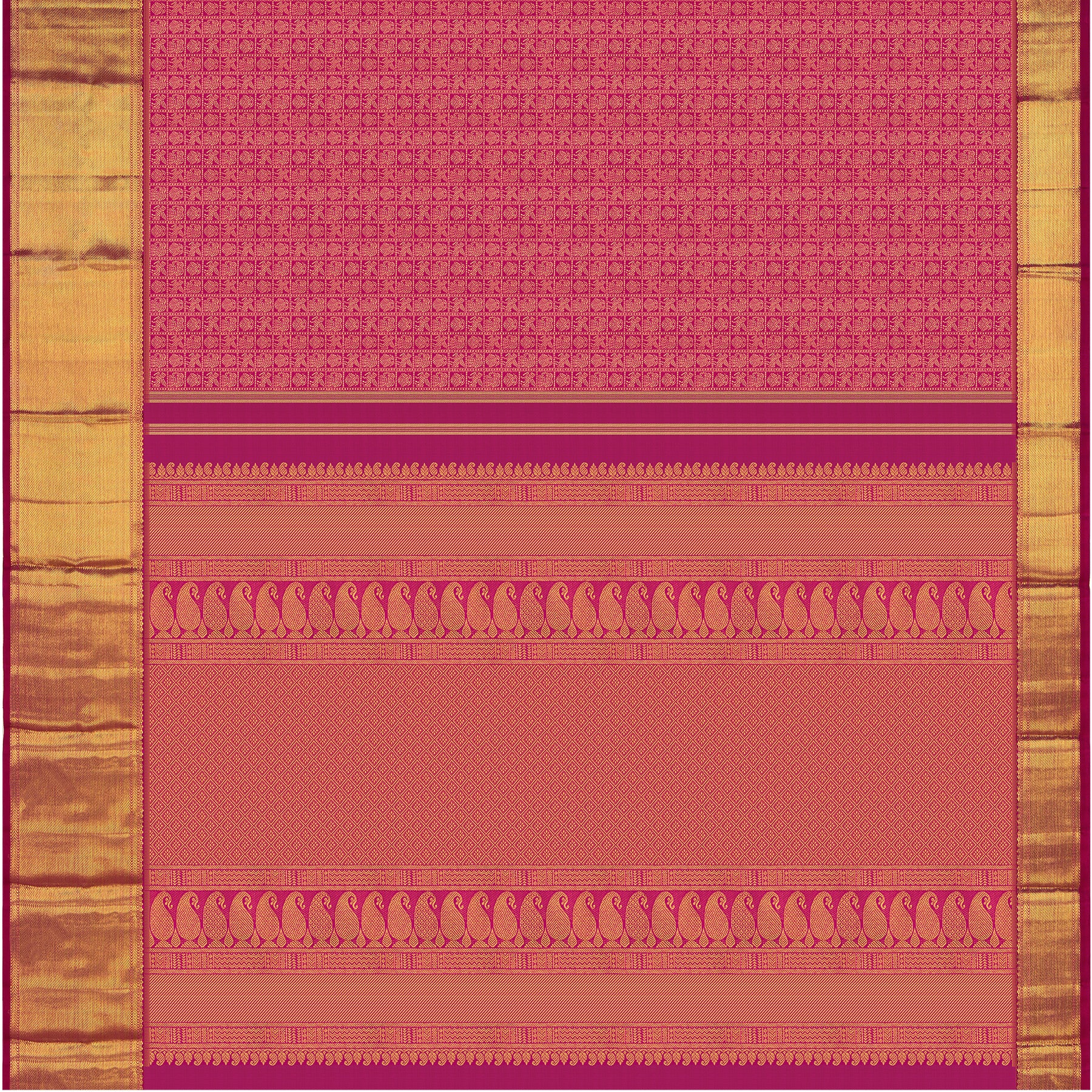 Kanakavalli Kanjivaram Silk Sari 24-110-HS001-13007 - Full View