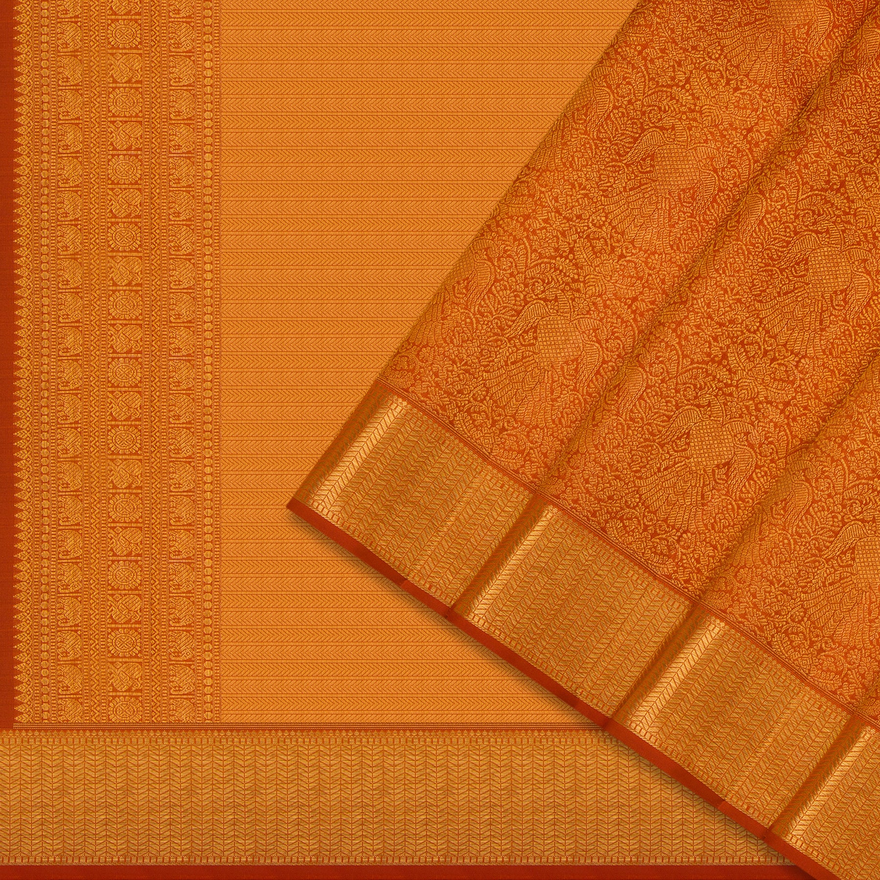 Kanakavalli Kanjivaram Silk Sari 24-110-HS001-13012 - Cover View