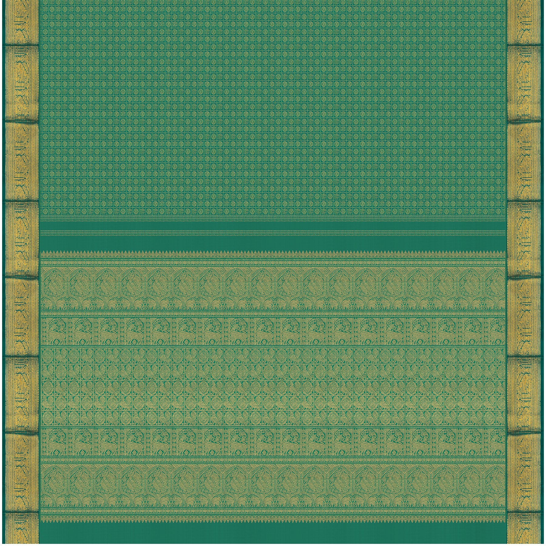 Kanakavalli Kanjivaram Silk Sari 24-110-HS001-13013 - Full View