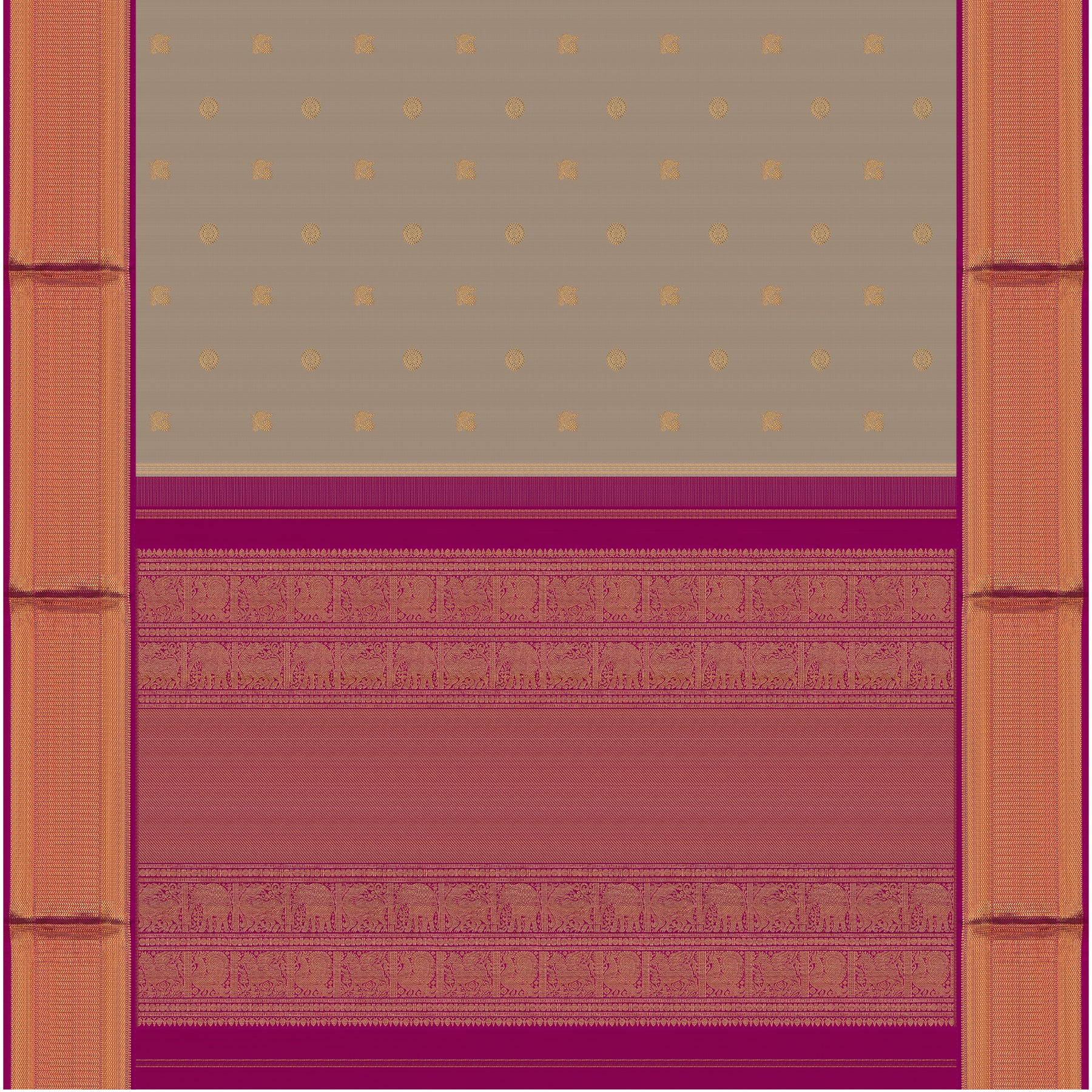 Kanakavalli Kanjivaram Silk Sari 24-110-HS001-13016 - Full View