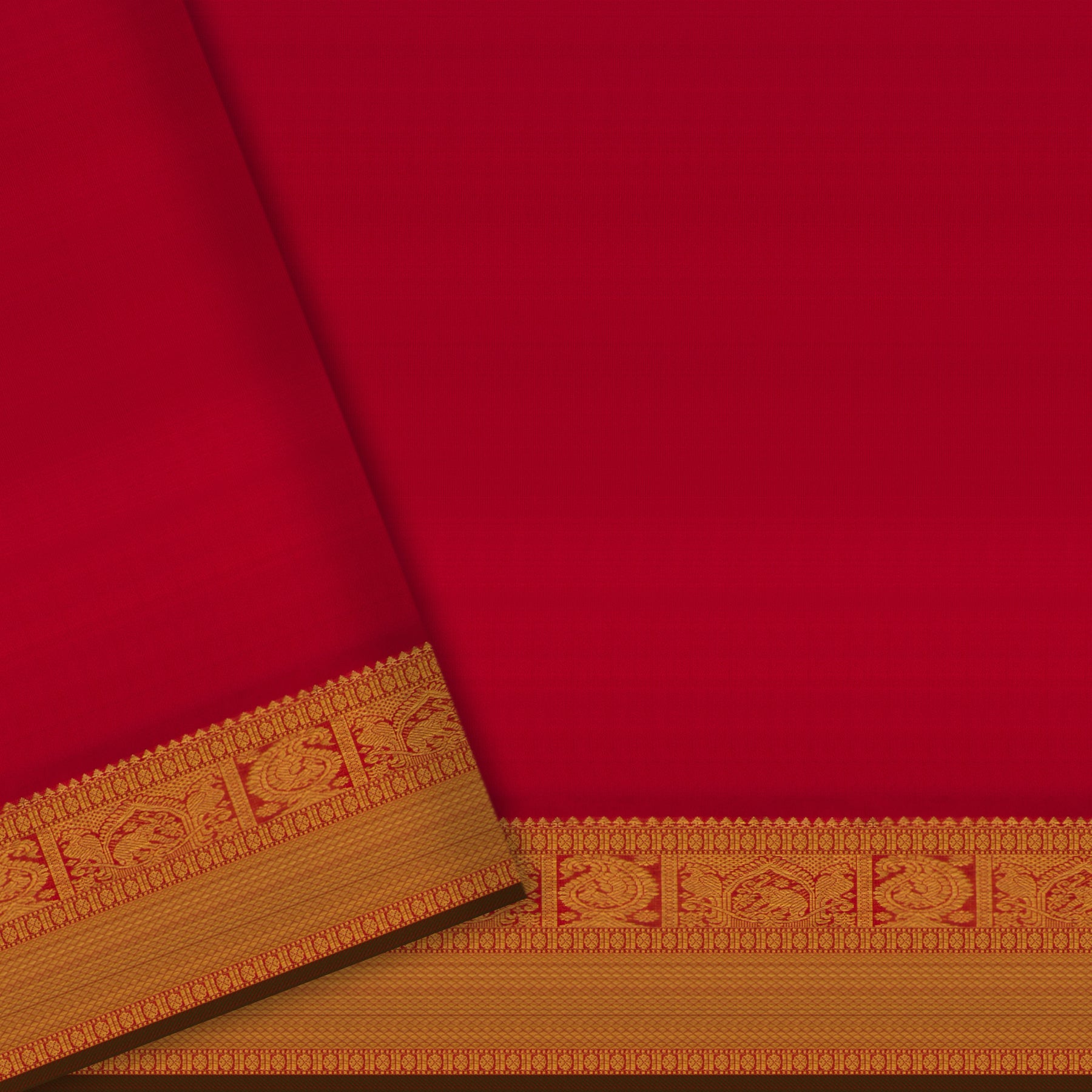 Kanakavalli Kanjivaram Silk Sari 24-110-HS001-13022 - Blouse View