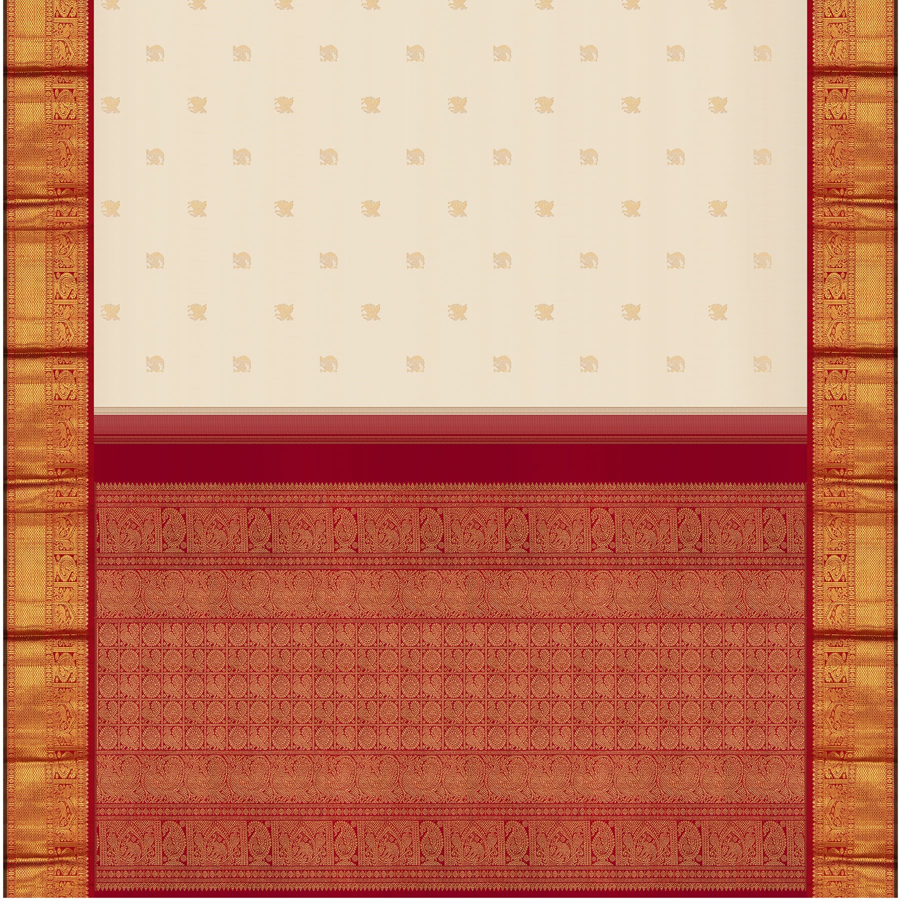 Kanakavalli Kanjivaram Silk Sari 24-110-HS001-13022 - Full View
