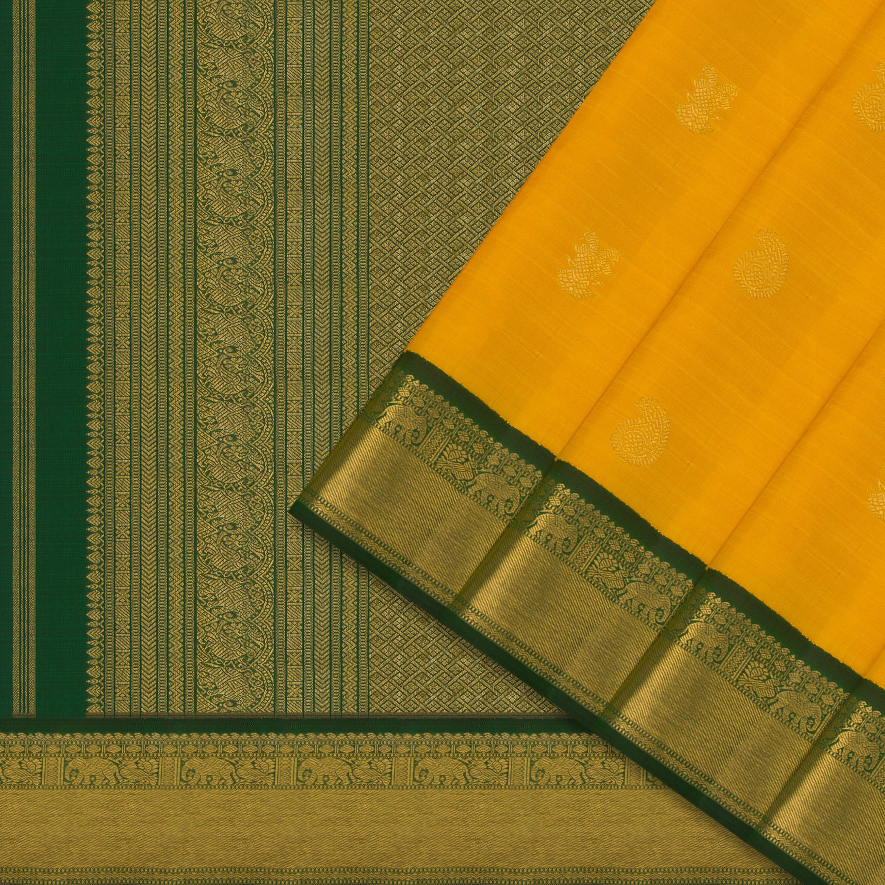 Kanakavalli Kanjivaram Silk Sari 24-110-HS001-13023 - Cover View