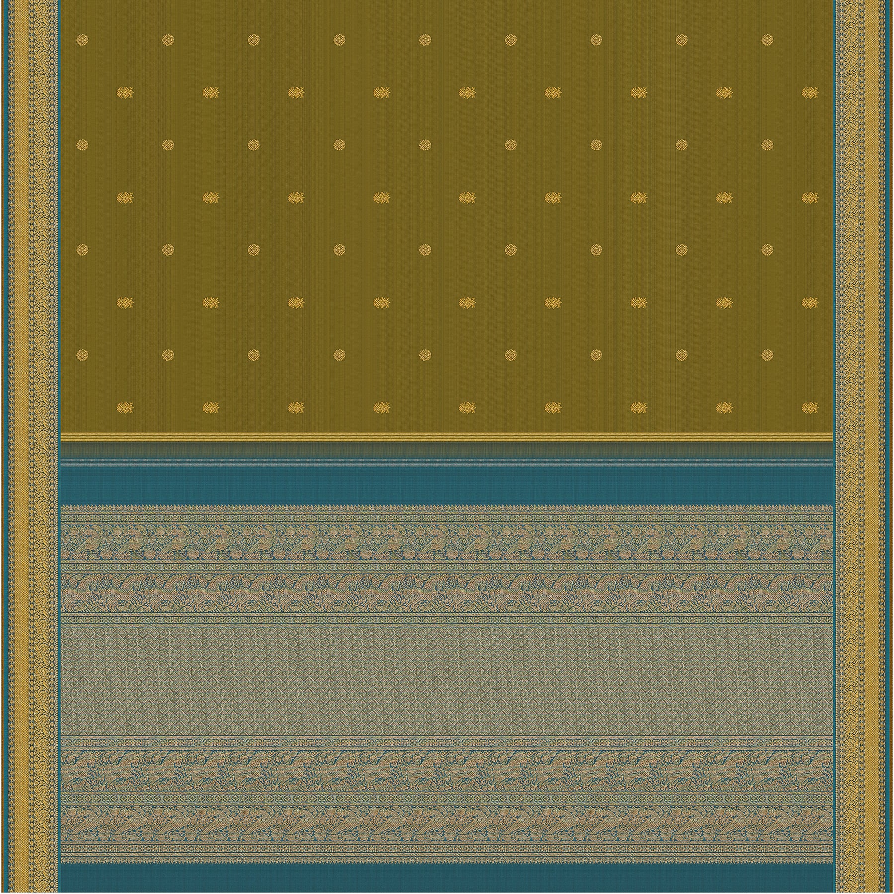 Kanakavalli Kanjivaram Silk Sari 24-110-HS001-13068 - Full view