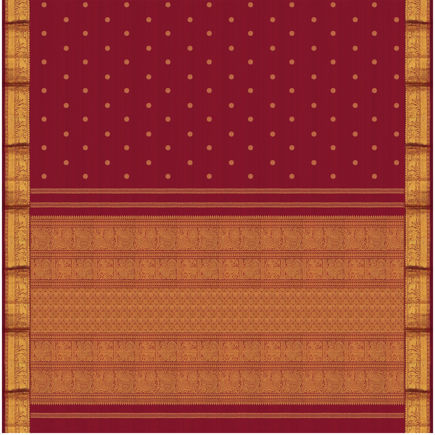 Kanakavalli Kanjivaram Silk Sari 24-110-HS001-13083 - Full View