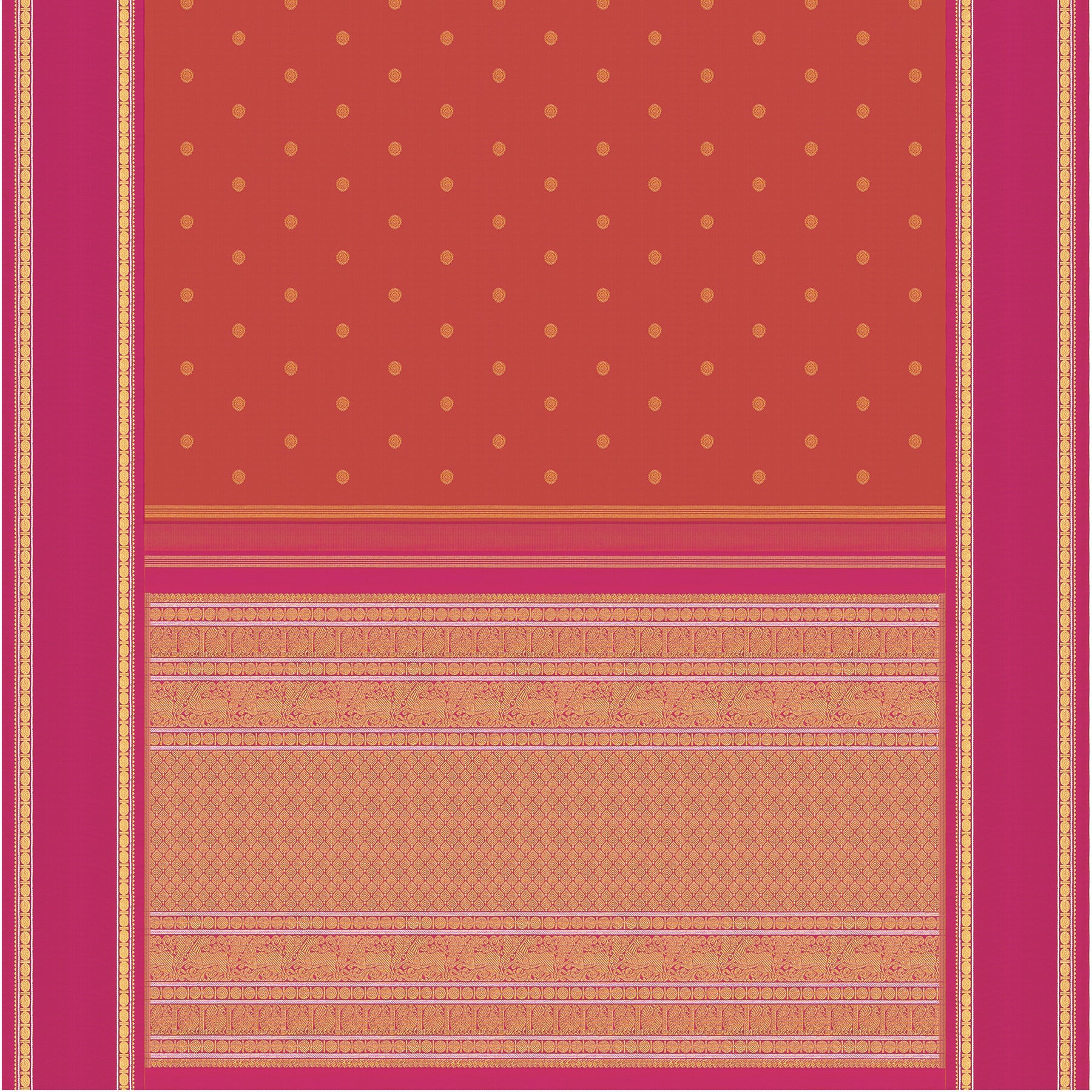 Kanakavalli Kanjivaram Silk Sari 24-110-HS001-13091 - Full View