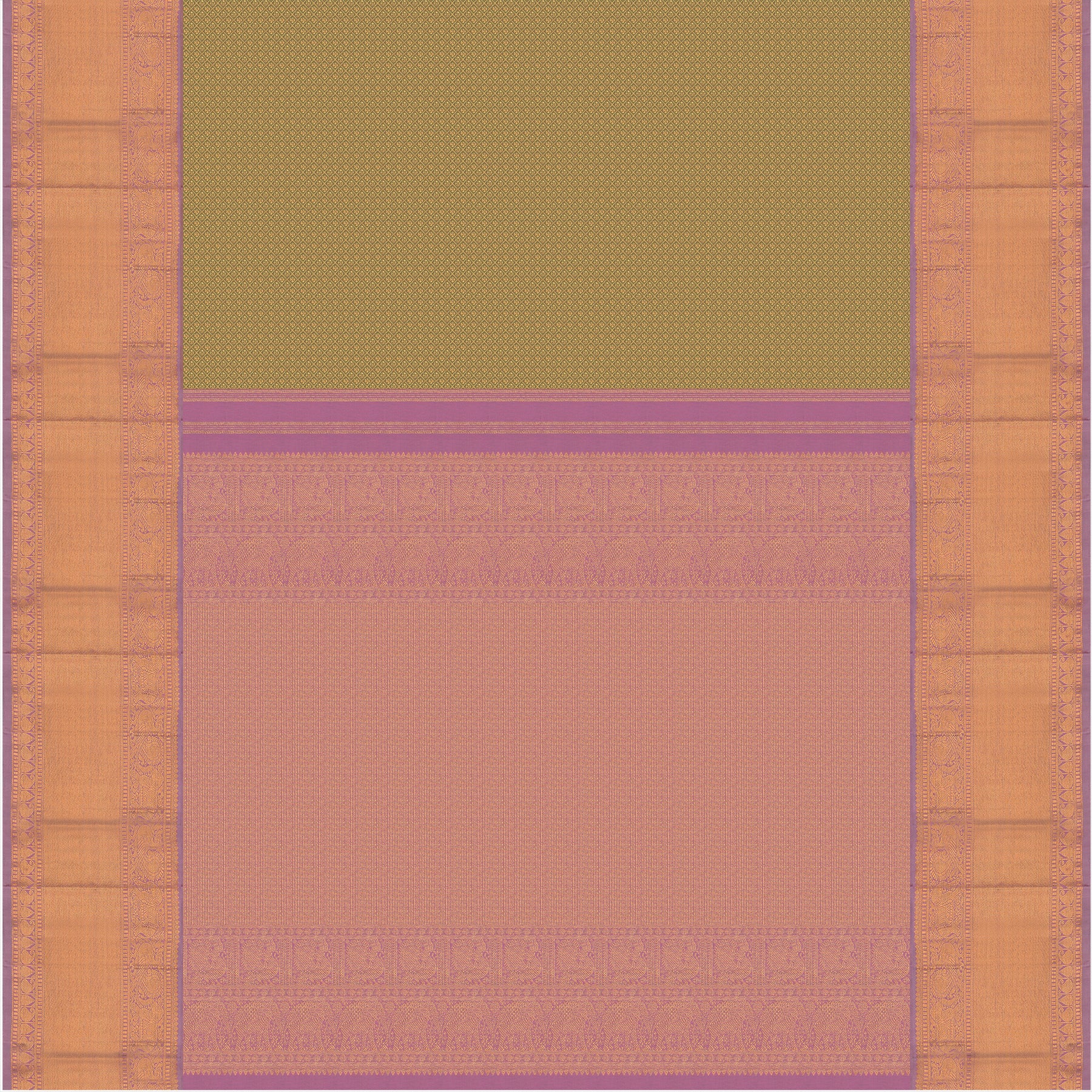 Kanakavalli Kanjivaram Silk Sari 24-110-HS001-13098 - Full View