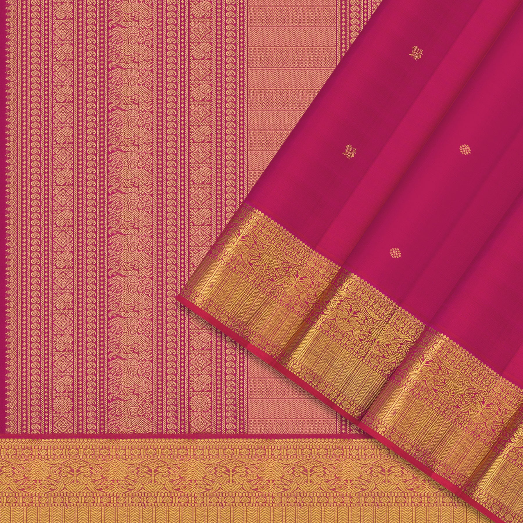 Kanakavalli Kanjivaram Silk Sari 24-110-HS001-13121 - Cover View