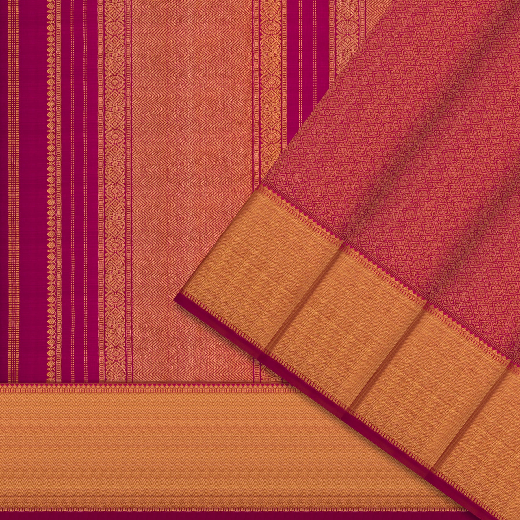 Kanakavalli Kanjivaram Silk Sari 24-110-HS001-13963 - Cover View
