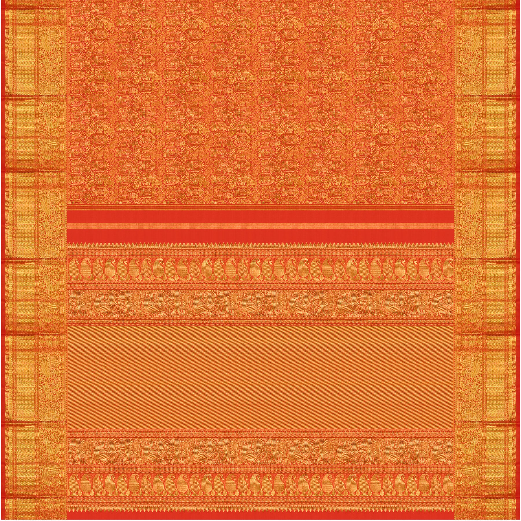 Kanakavalli Kanjivaram Silk Sari 24-110-HS001-13970 - Full View