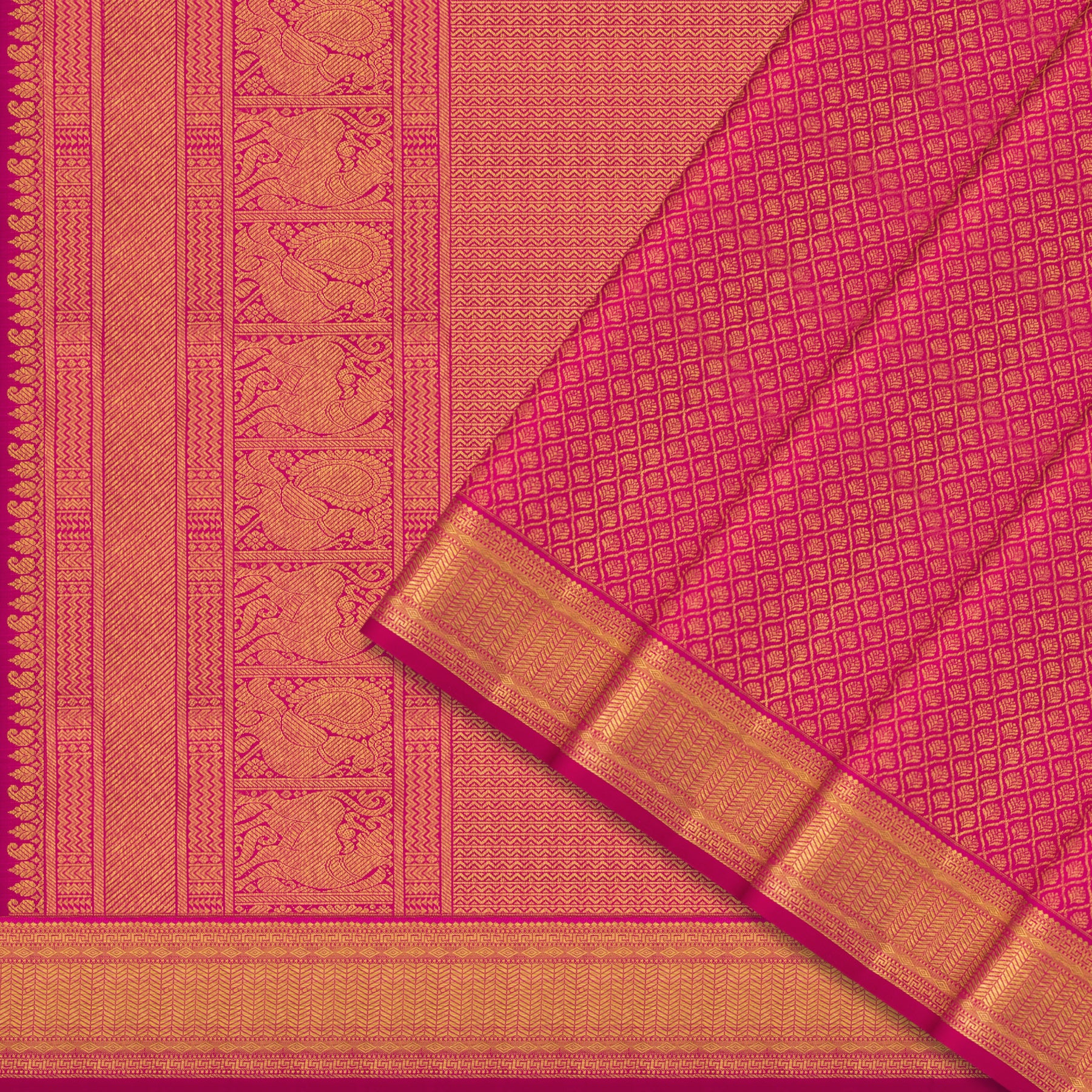 Kanakavalli Kanjivaram Silk Sari 24-110-HS001-13978 - Cover View