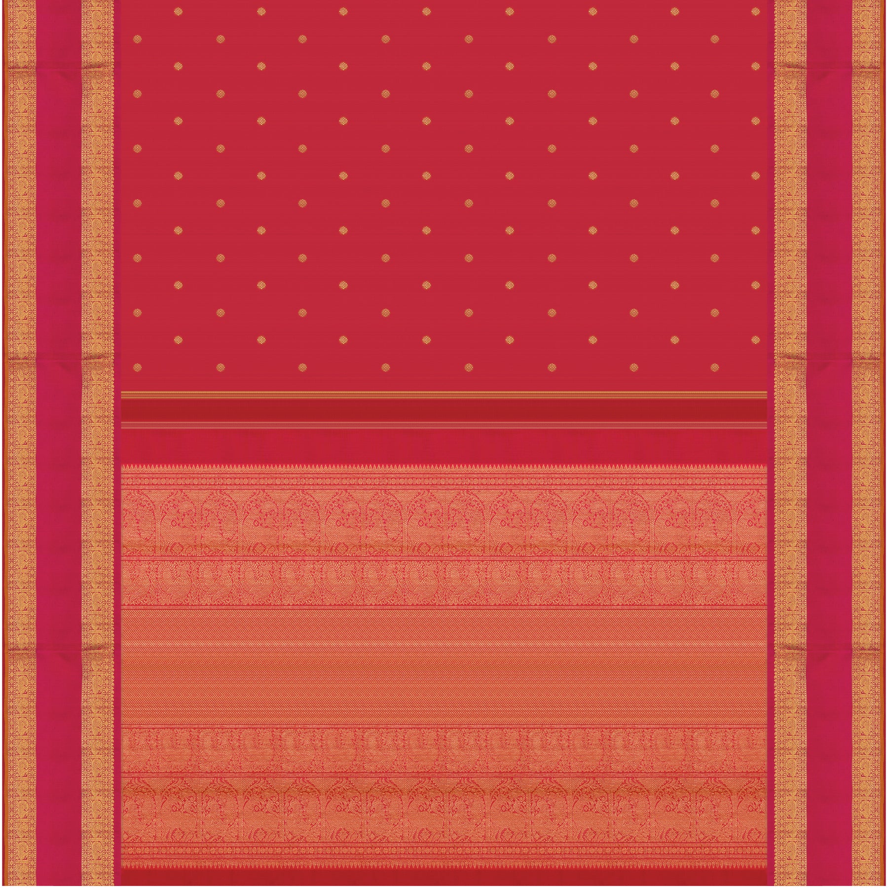 Kanakavalli Kanjivaram Silk Sari 24-110-HS001-13988 - Full View