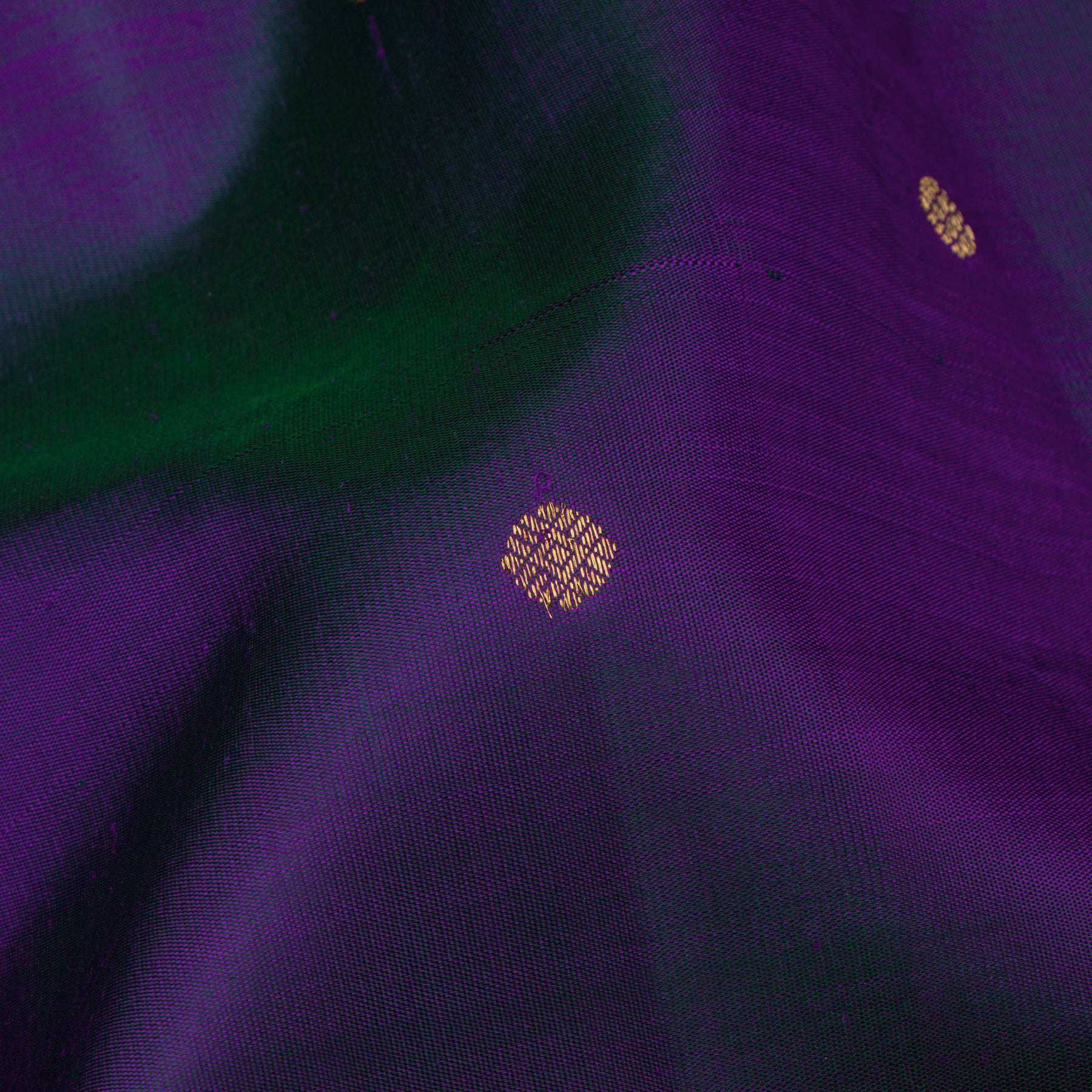 Kanakavalli Kanjivaram Silk Sari 24-110-HS001-13989 - Fabric View