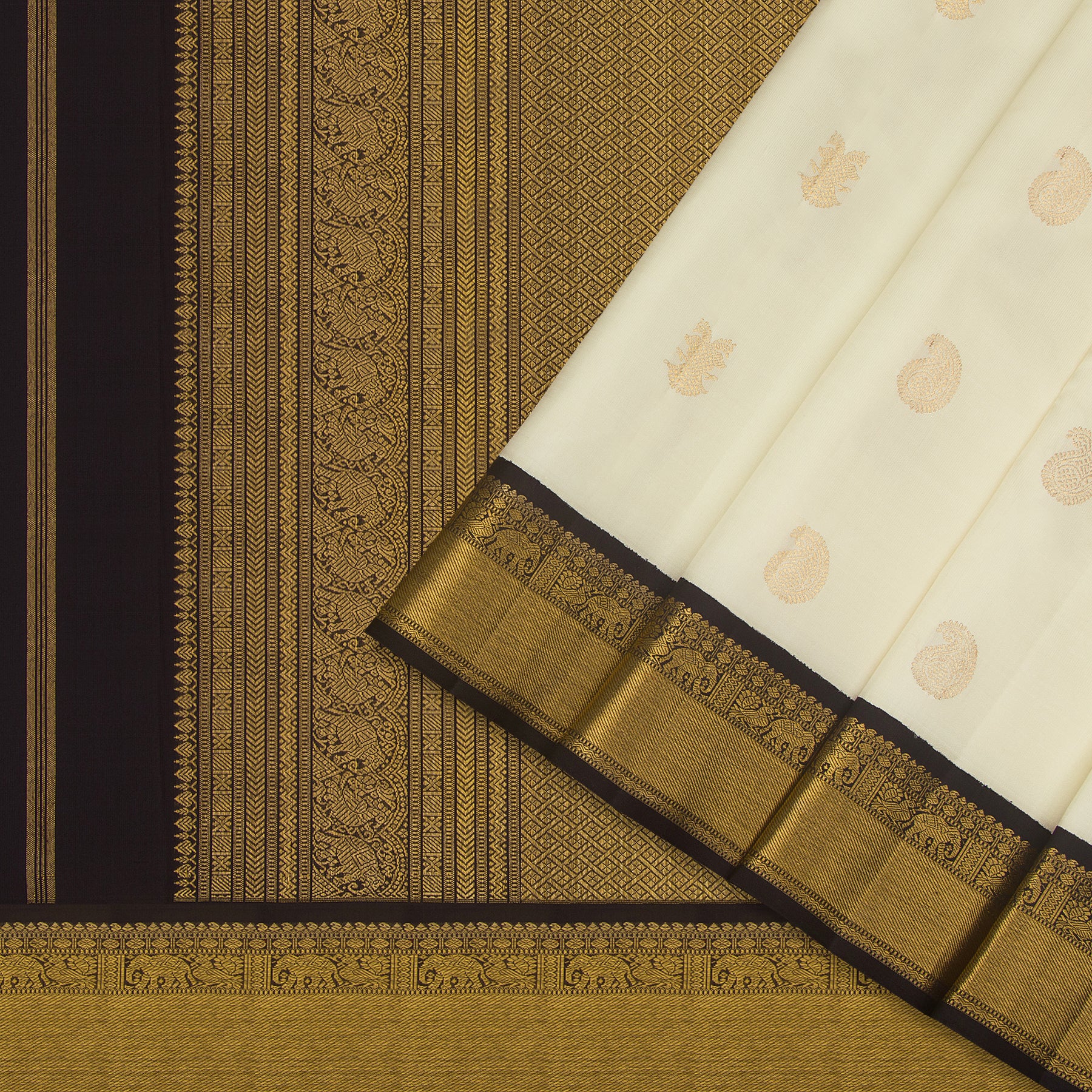 Kanakavalli Kanjivaram Silk Sari 24-110-HS001-13991 - Cover View