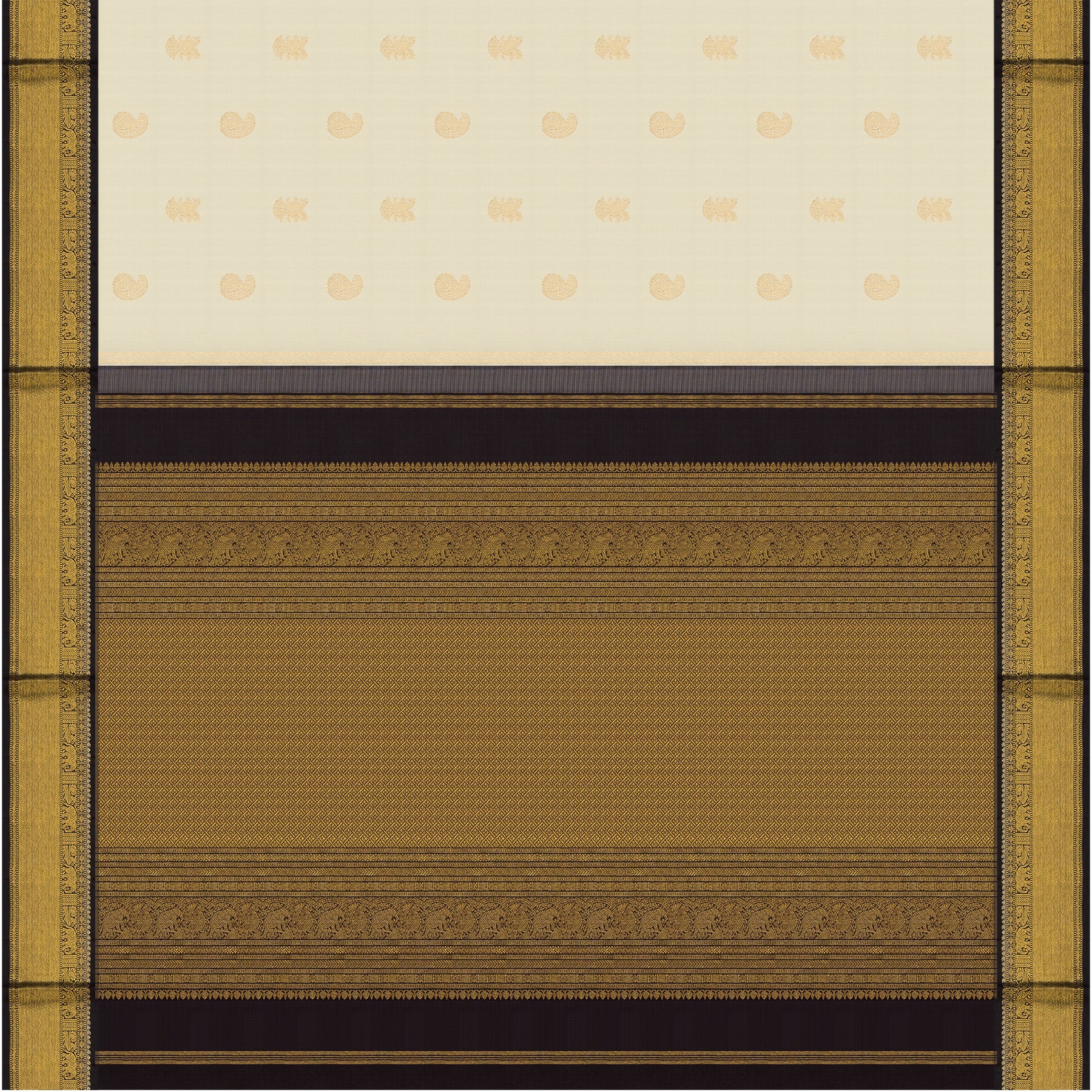 Kanakavalli Kanjivaram Silk Sari 24-110-HS001-13991 - Full View