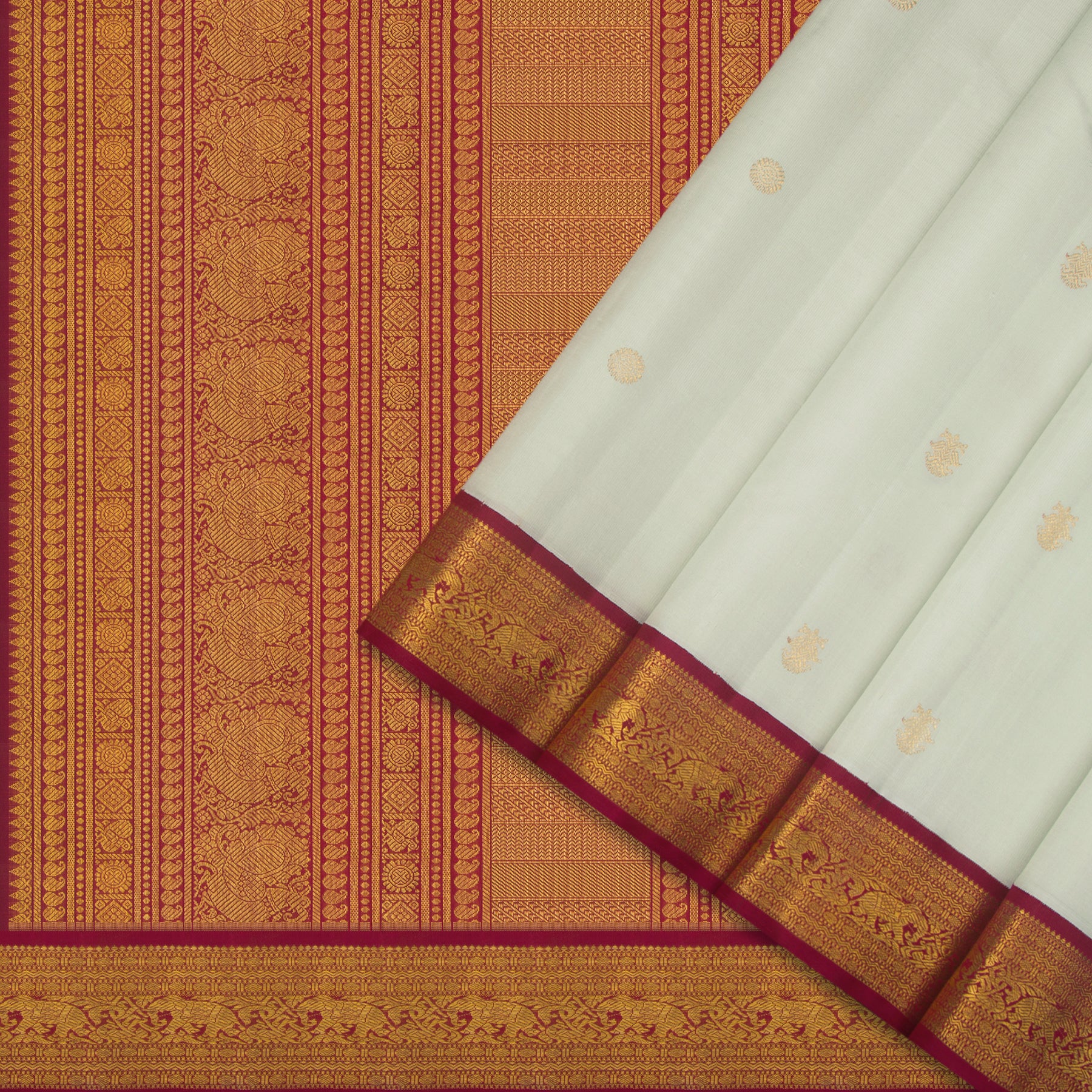 Kanakavalli Kanjivaram Silk Sari 24-110-HS001-13995 - Cover View