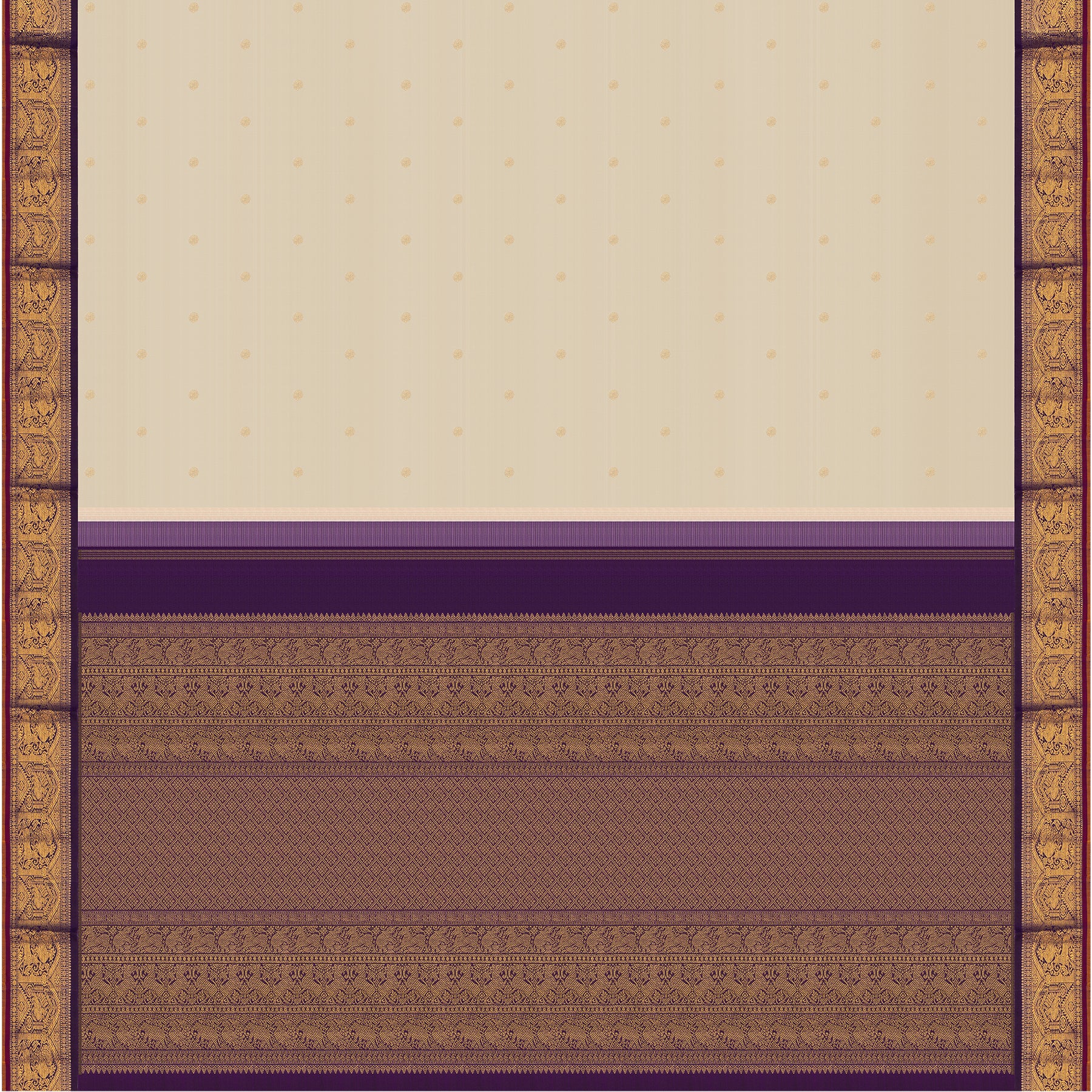 Kanakavalli Kanjivaram Silk Sari 24-110-HS001-14001 - Full View
