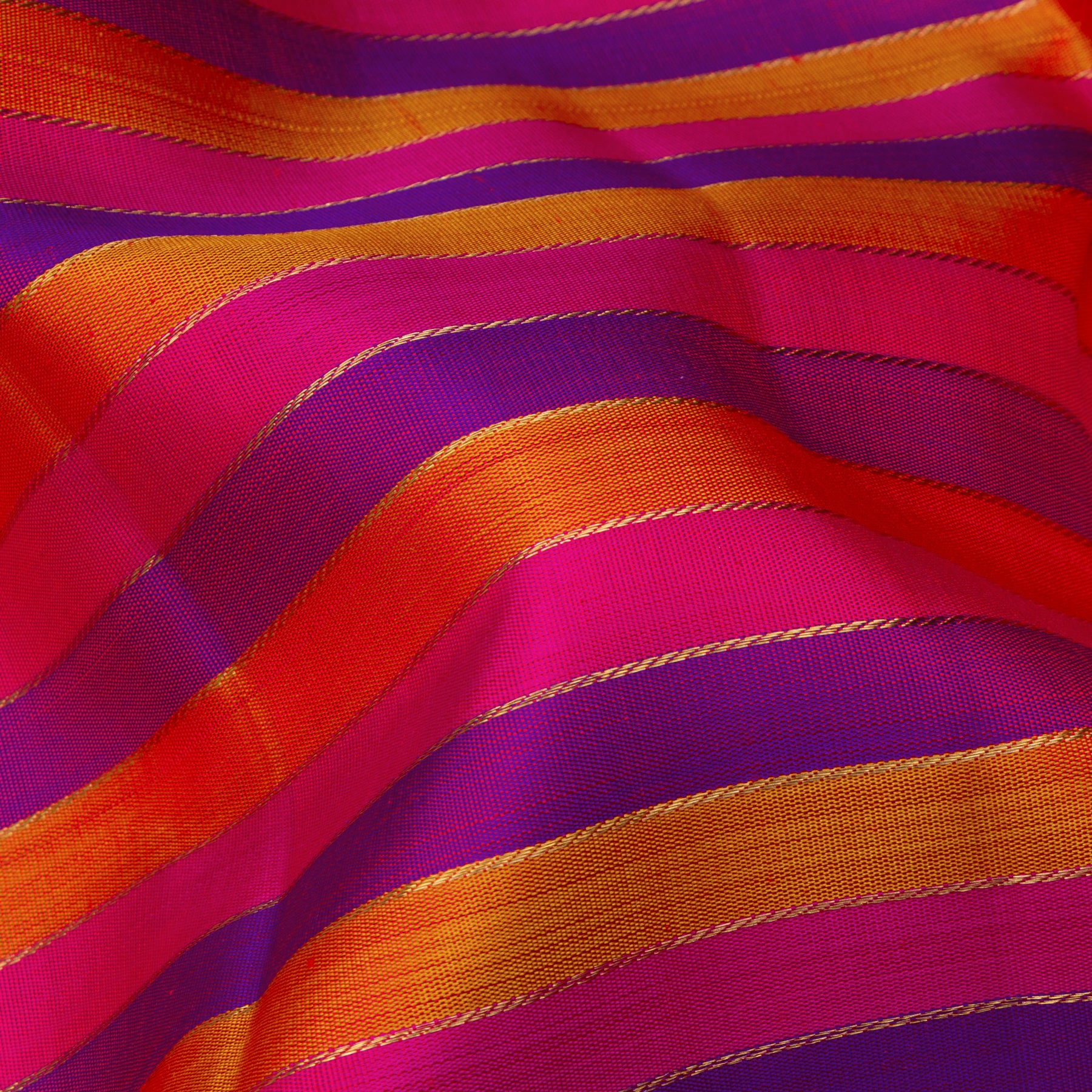 Kanakavalli Kanjivaram Silk Sari 24-110-HS001-14015 - Fabric View