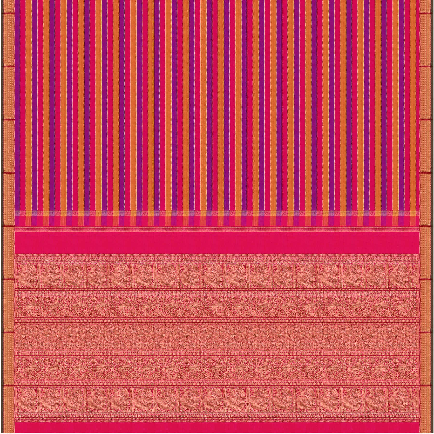 Kanakavalli Kanjivaram Silk Sari 24-110-HS001-14015 - Full View