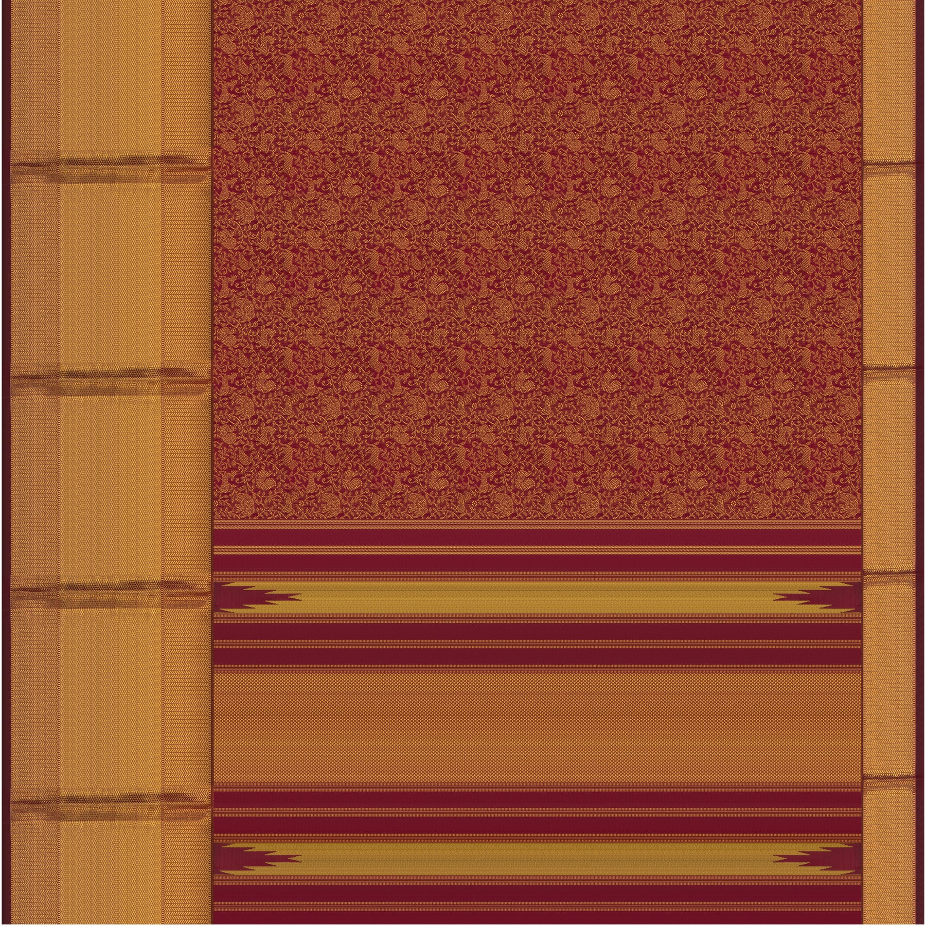Kanakavalli Kanjivaram Silk Sari 24-110-HS001-14016 - Full View