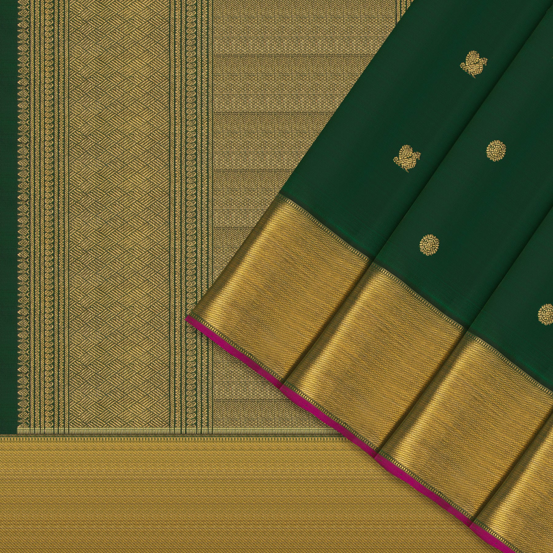 Kanakavalli Kanjivaram Silk Sari 24-110-HS001-14019 - Cover View