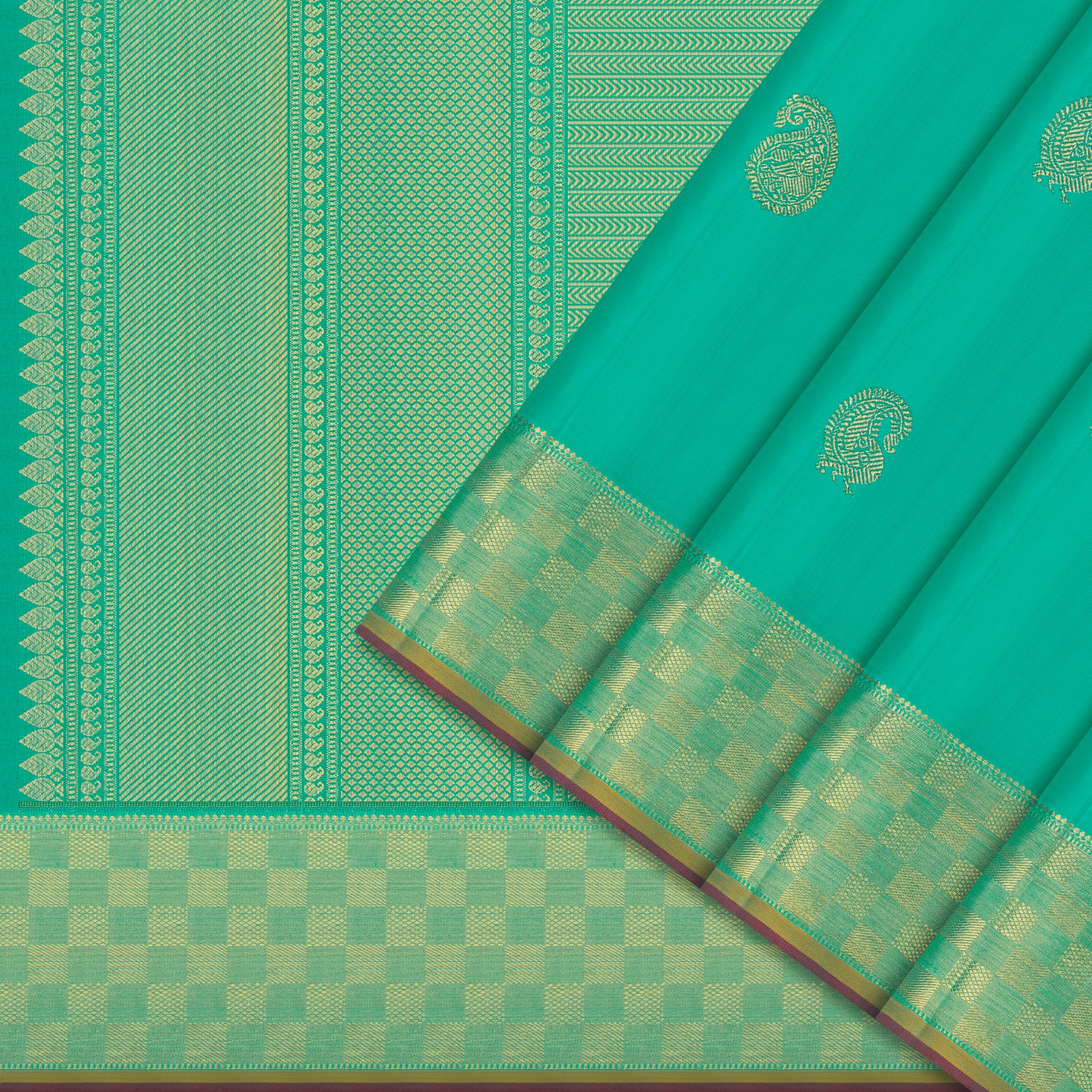 Kanakavalli Kanjivaram Silk Sari 24-110-HS001-14034 - Cover View