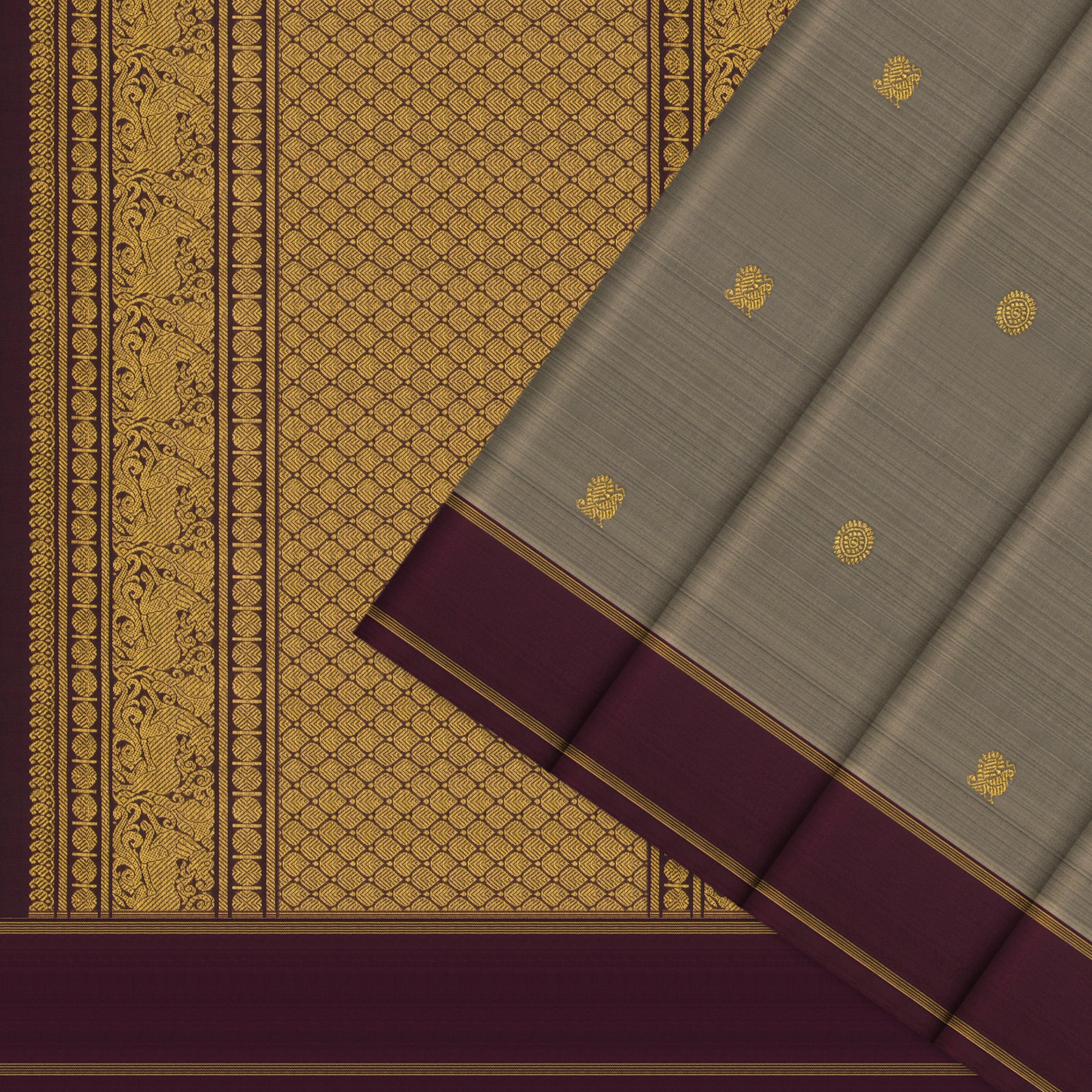 Kanakavalli Kanjivaram Silk Sari 24-110-HS001-14037 - Cover View