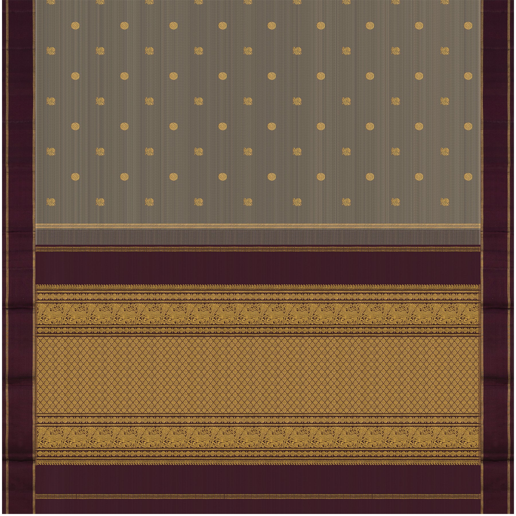 Kanakavalli Kanjivaram Silk Sari 24-110-HS001-14037 - Full View